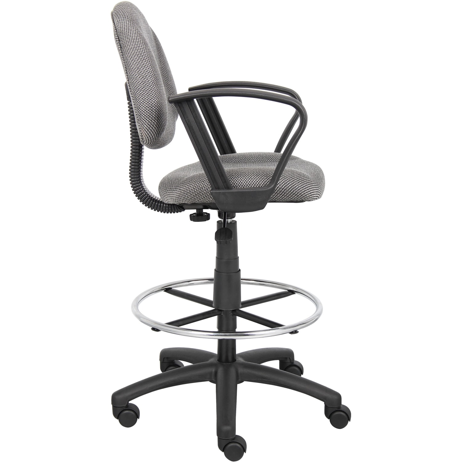 Boss Drafting Stool GrayChrome B1617GY PopularChairscom Boss Drafting Stool GrayChrome B1617 GY PopularChairscom