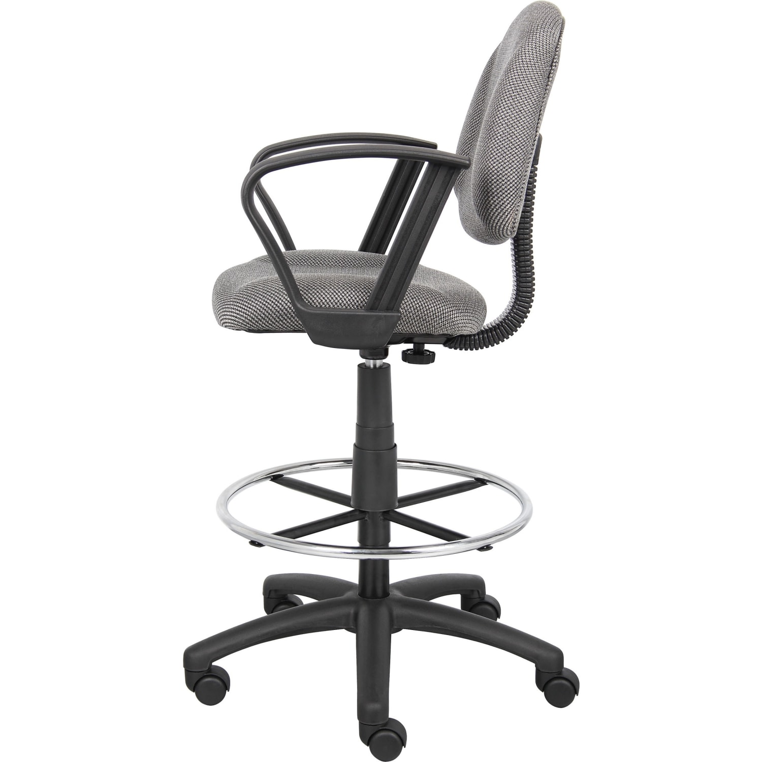Boss Drafting Stool GrayChrome B1617GY PopularChairscom Boss Drafting Stool GrayChrome B1617 GY PopularChairscom