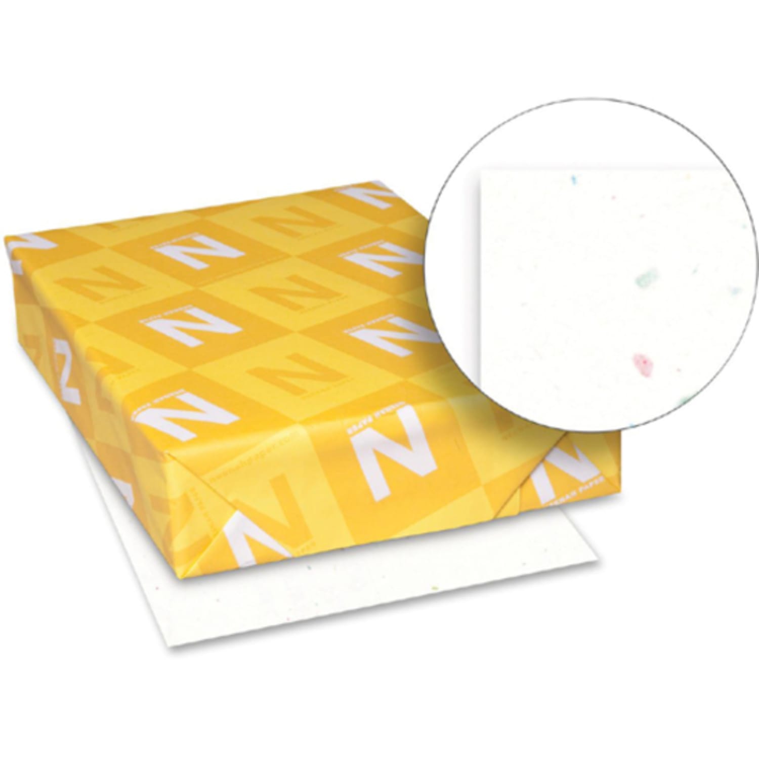 Wausau Astrobrights Inkjet/Laser Print Color Paper, Letter Size (8 1/2in x 11in), 24 Lb, Stardust White, Ream Of 500 Sheets - Image 5