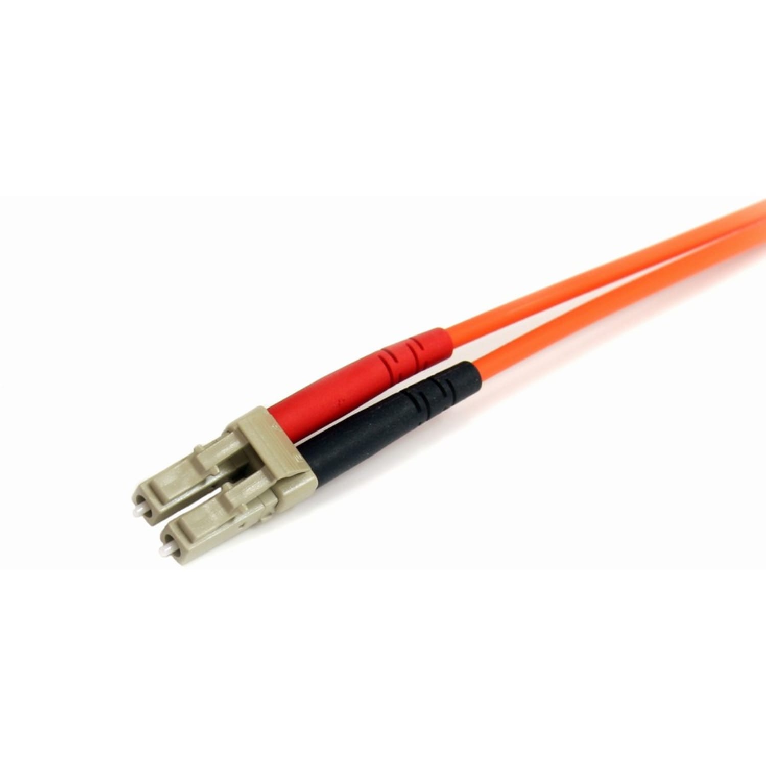 StarTech.com 2m Fiber Optic Cable  - LSZH - LC/ST - OM1 - LC to ST Fiber Patch Cable  - 2m LC/ST Fiber Optic Cable - 2 m LC to ST Fiber Patch Cable - 2 meter LC to ST Fiber Cable - Image 4