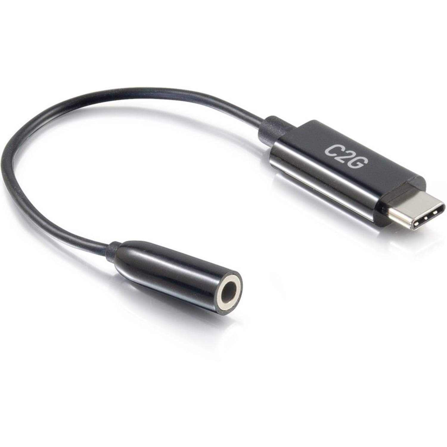 C2G USB C to 3.5mm Audio Adapter - USB C to AUX Cable - USB C to Headphone Jack - 0.39in Mini-phone/USB Audio Cable  - 54426