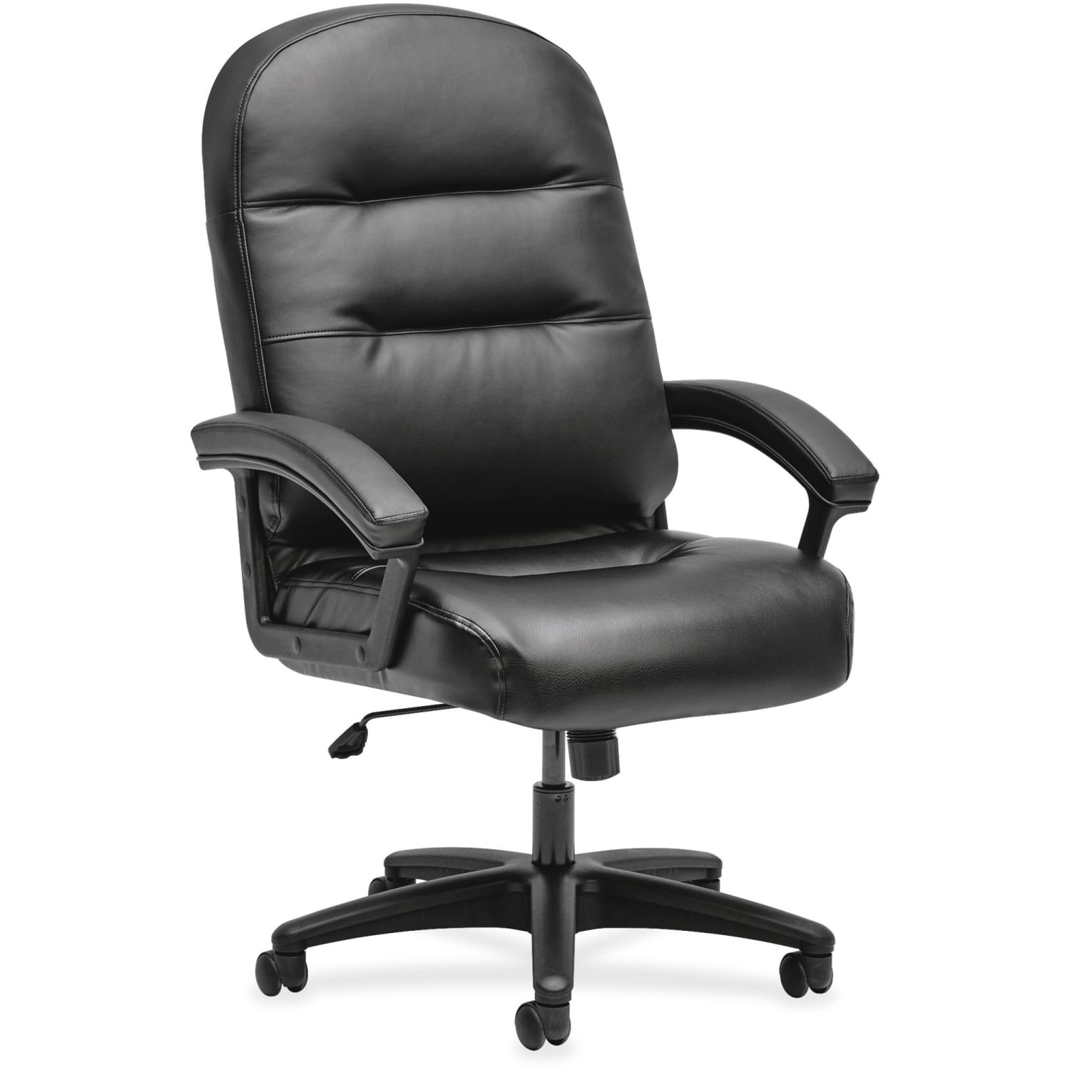 HON PillowSoft Ergonomic Bonded Leather Executive Chair With Fixed Loop Arms Black HON2095HPWST11T PopularChairscom HON Pillow Soft Ergonomic Bonded Leather Executive Chair With Fixed Loop Arms Black HON2095HPWST11T PopularChairscom