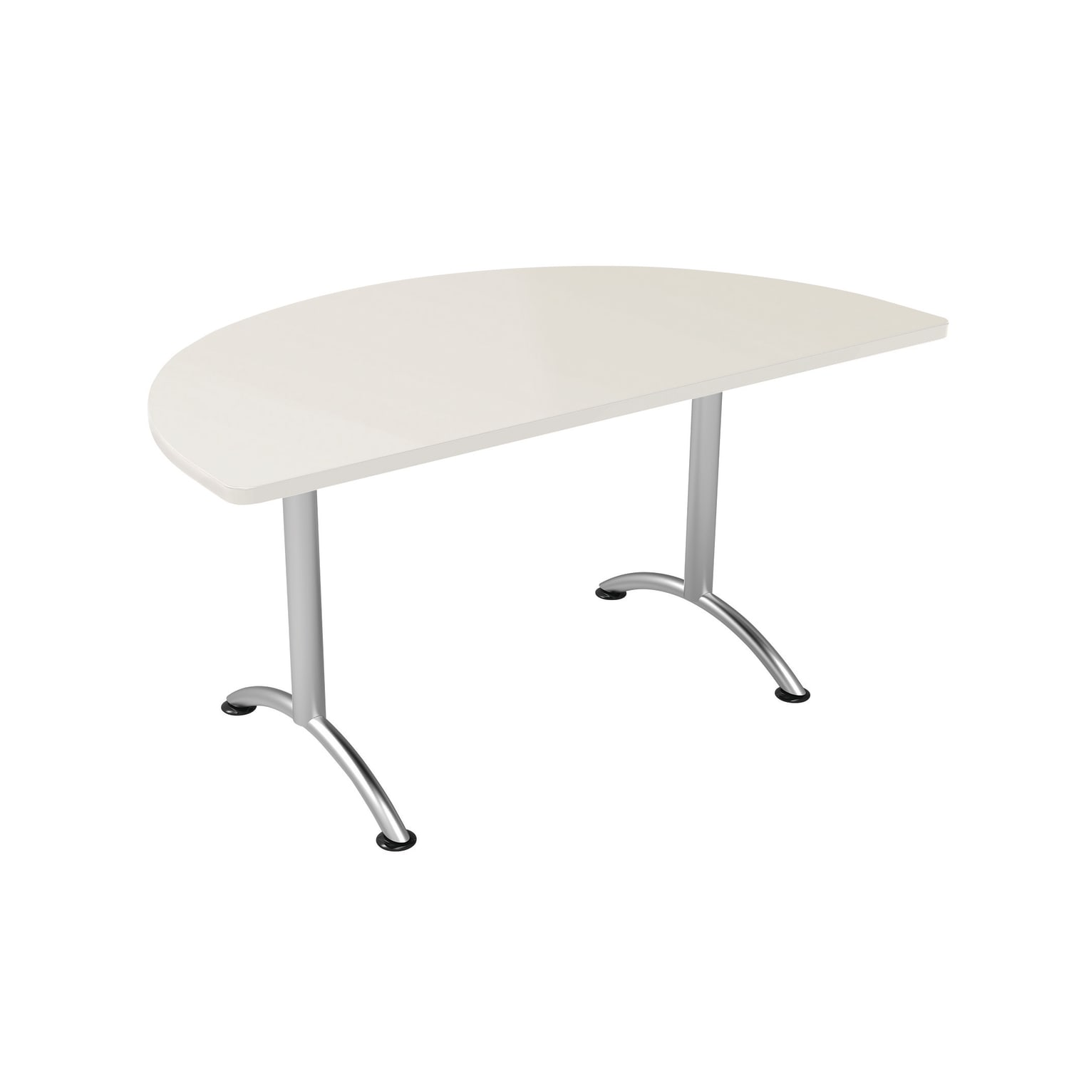 WorkPro Flex Collection Half Round Table Top, Gray - Image 5