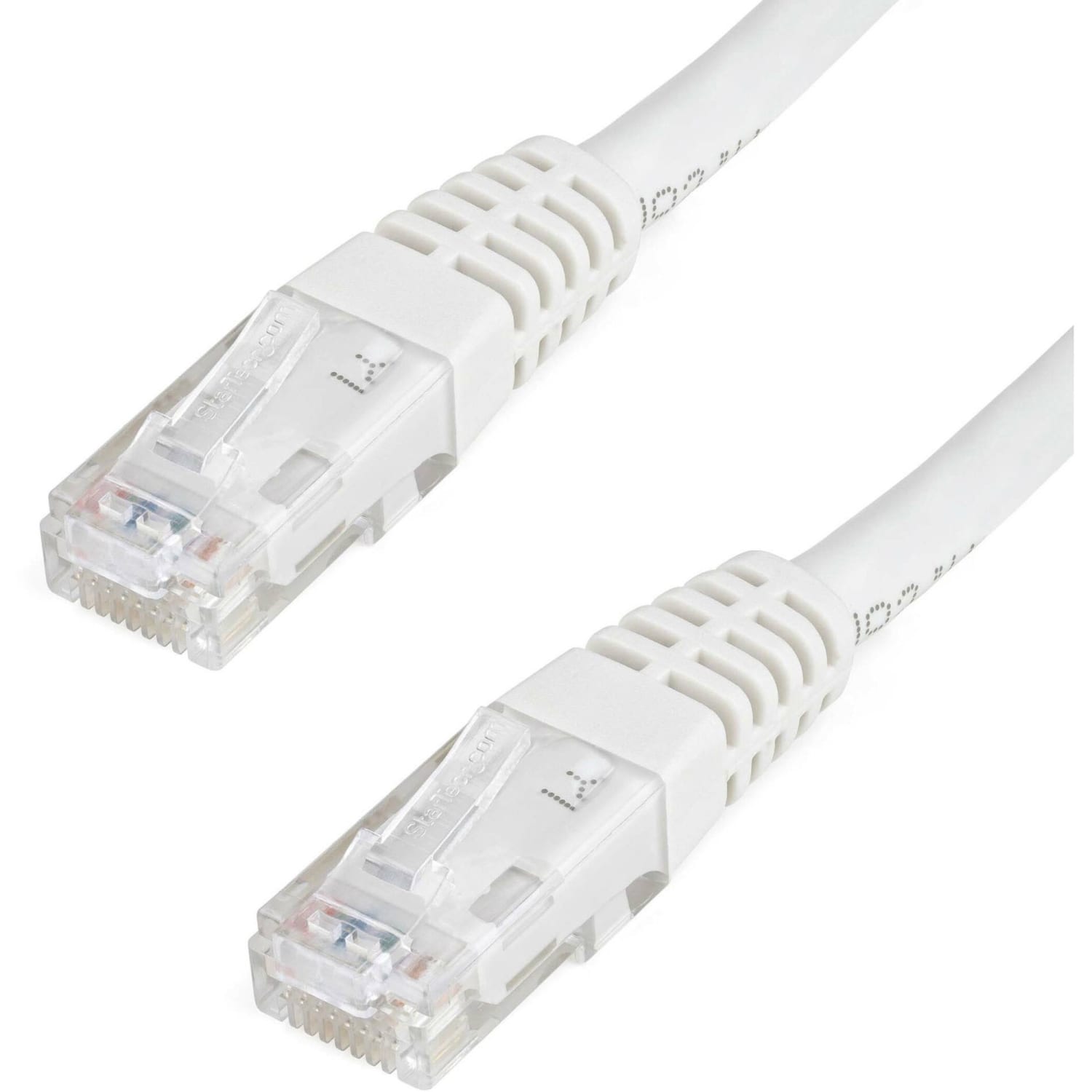 StarTech.com 3ft CAT6 Ethernet Cable - White Molded Gigabit CAT 6 Wire - 100W PoE RJ45 UTP 650MHz - Category 6 Network Patch Cord UL/TIA - 3ft White CAT6 up to 160ft - 650MHz - 100W PoE - 9 foot UL ETL verified - Image 3