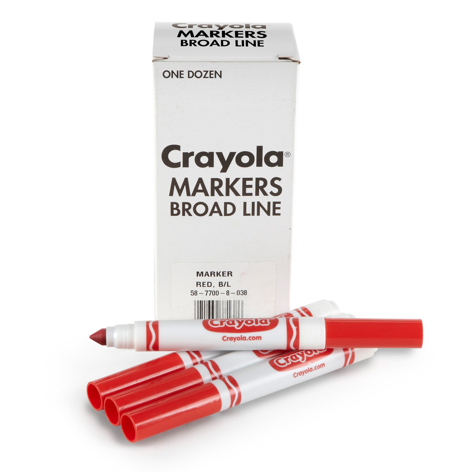 Crayola Bulk Markers, Conical Tip, Red, 12 Per Pack, Set Of 3 Packs - Image 3