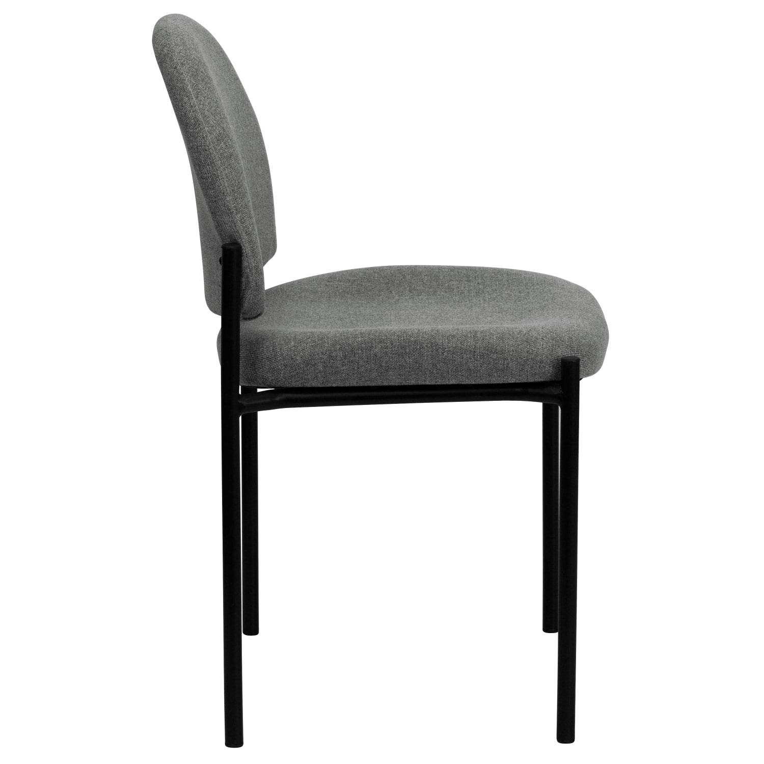 Flash Furniture Comfortable Stackable Side Chair GrayBlack PopularChairscom Flash Furniture Comfortable Stackable Side Chair GrayBlack PopularChairscom
