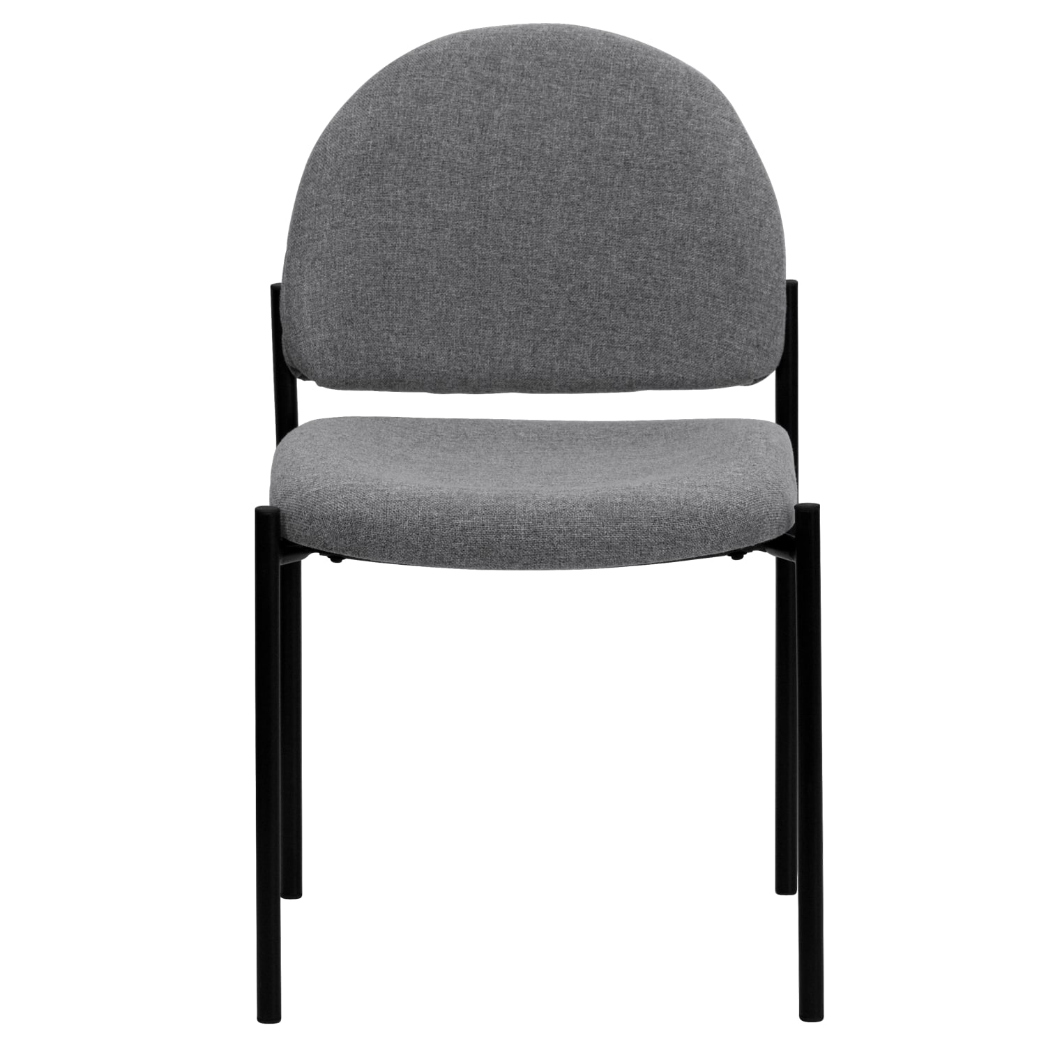 Flash Furniture Comfortable Stackable Side Chair GrayBlack PopularChairscom Flash Furniture Comfortable Stackable Side Chair GrayBlack PopularChairscom