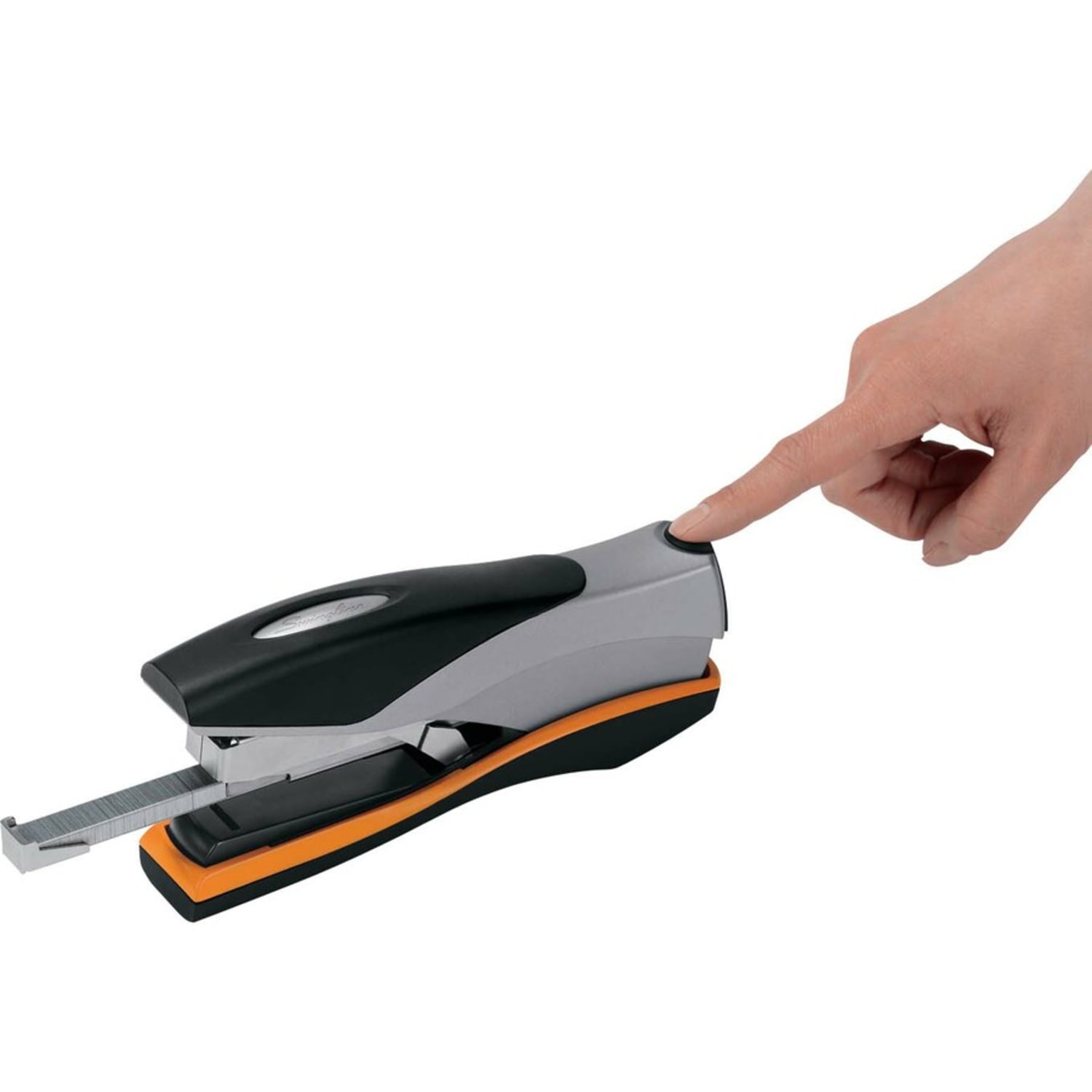 Swingline Optima 40 Desk Stapler, Silver/Black/Orange - Image 5