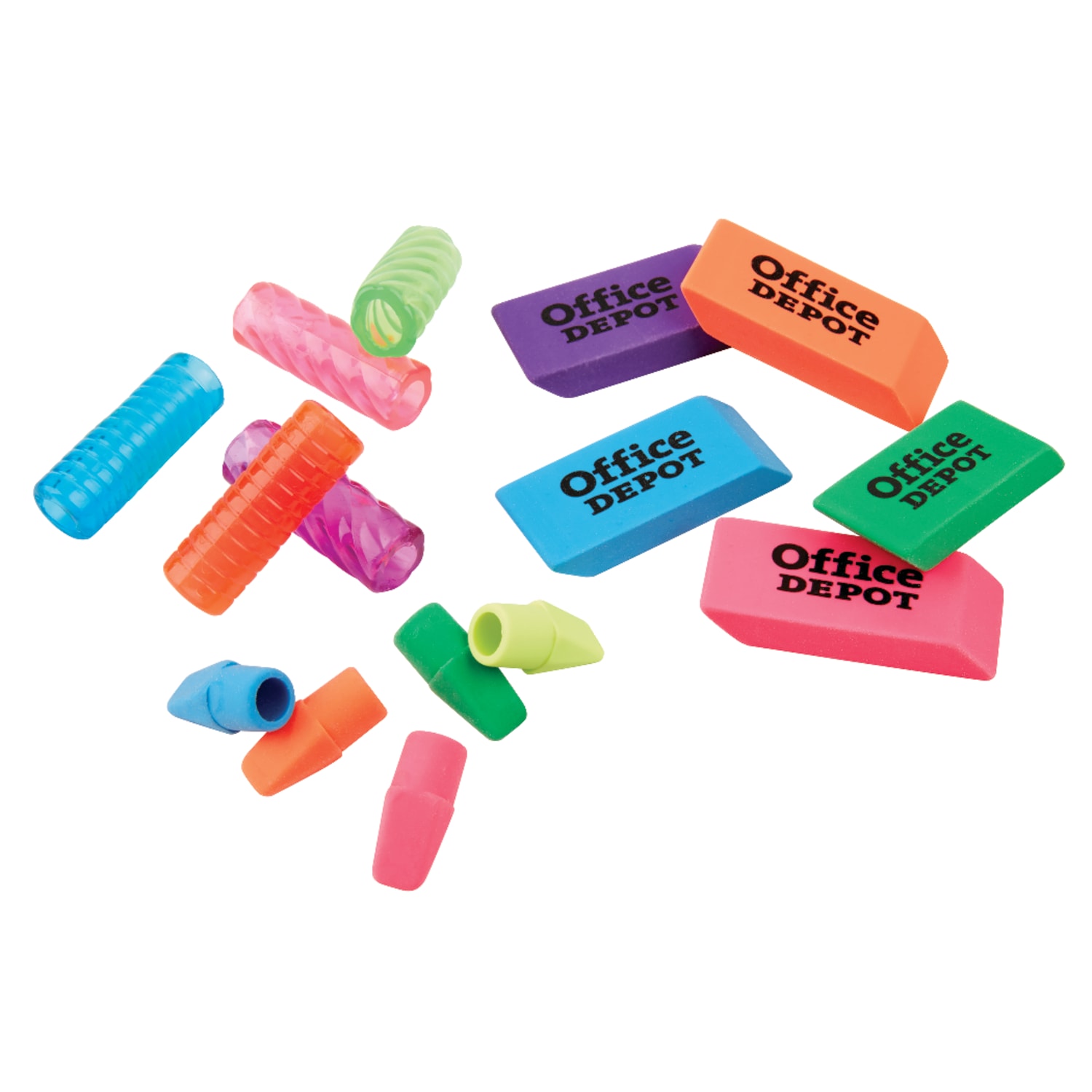 Office Depot Brand Eraser & Pencil Pillow Variety Pack, Assorted, Pack Of 110 - Image 3