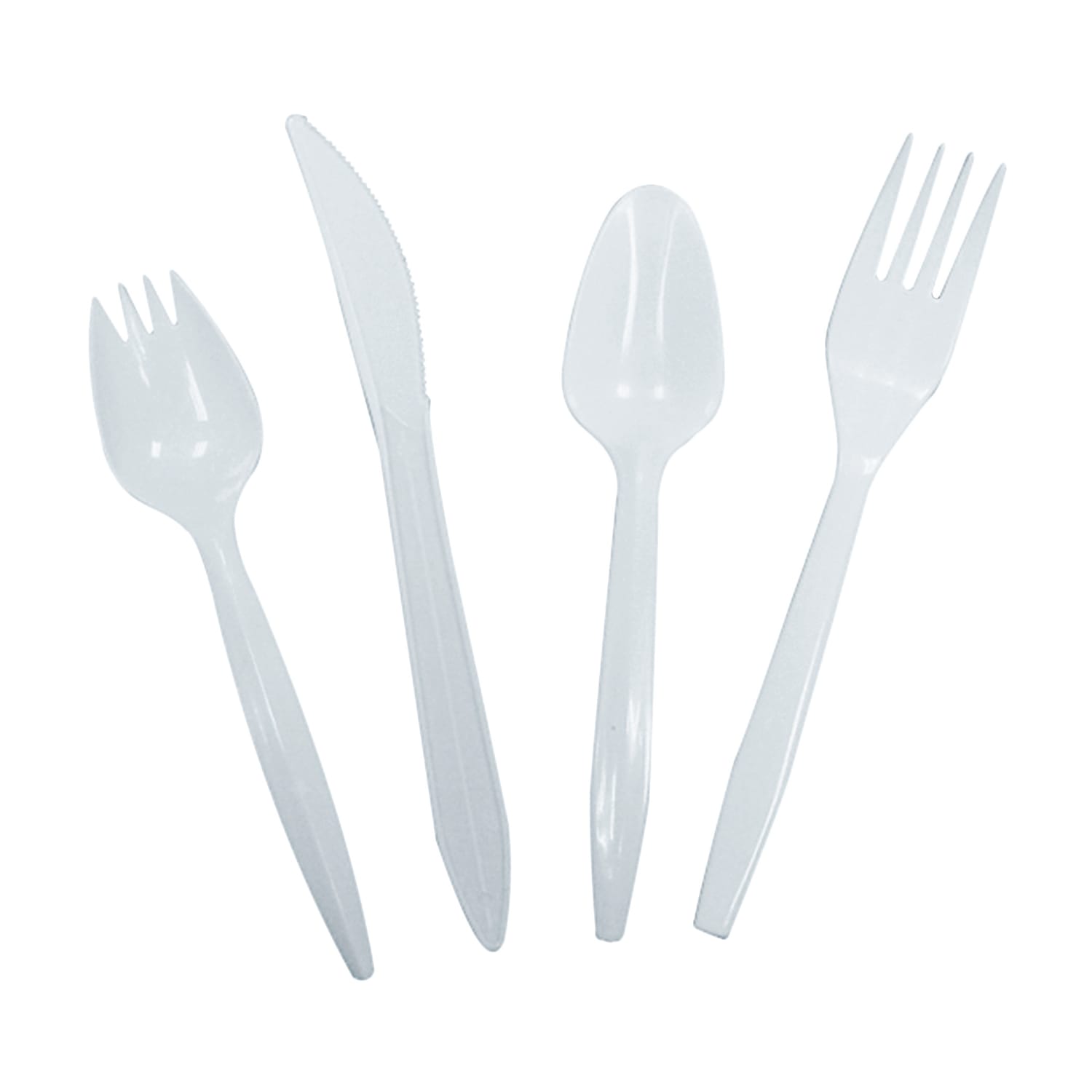 Goldmax Heavyweight Plastic Utensils, Forks, Black, Carton Of 1,000 - Image 3