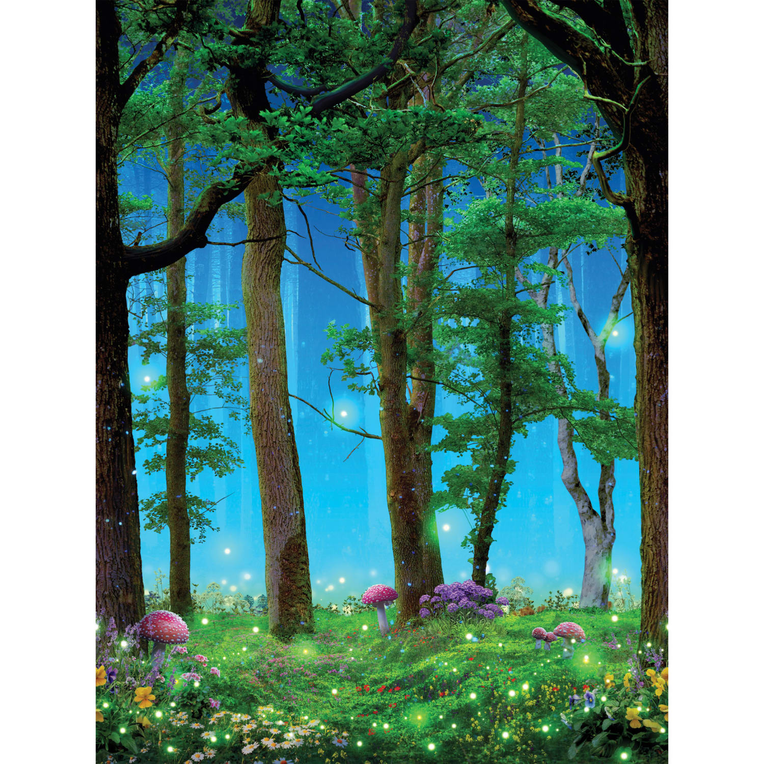 Teacher Created Resources Better Than Paper Bulletin Board Roll, 4ft x 12ft, Enchanted Forest, 4-Pack - Image 5