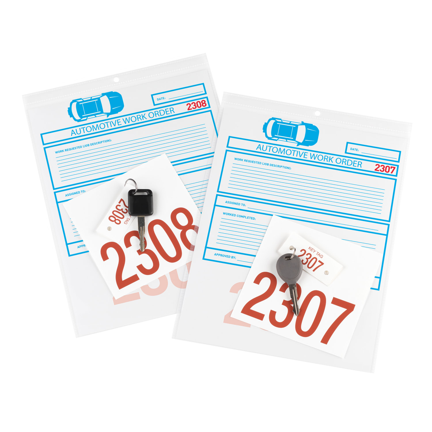 Office Depot Brand Job Ticket Holders, 9in x 12in, Non-Glare, Pack Of 10 - Image 3