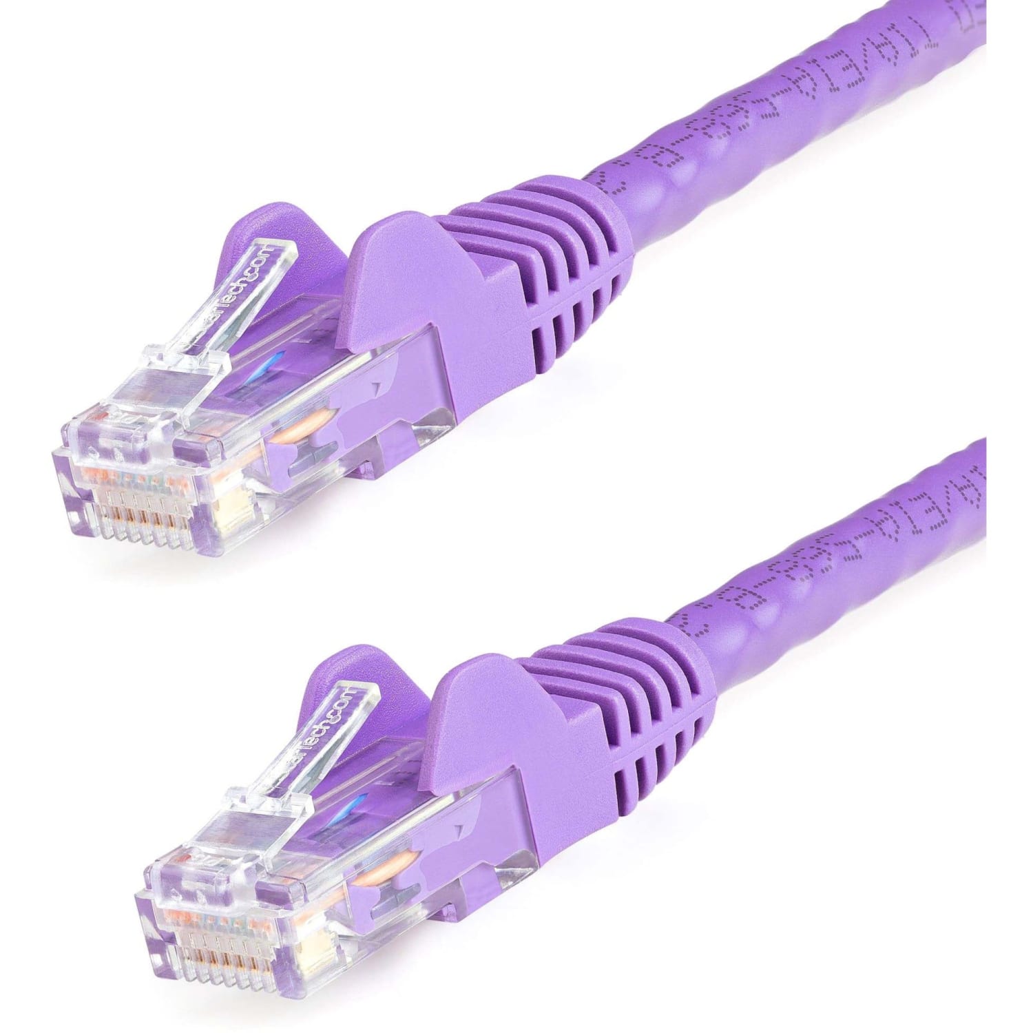 StarTech.com 3ft CAT6 Ethernet Cable - Purple Snagless Gigabit CAT 6 Wire - Image 4