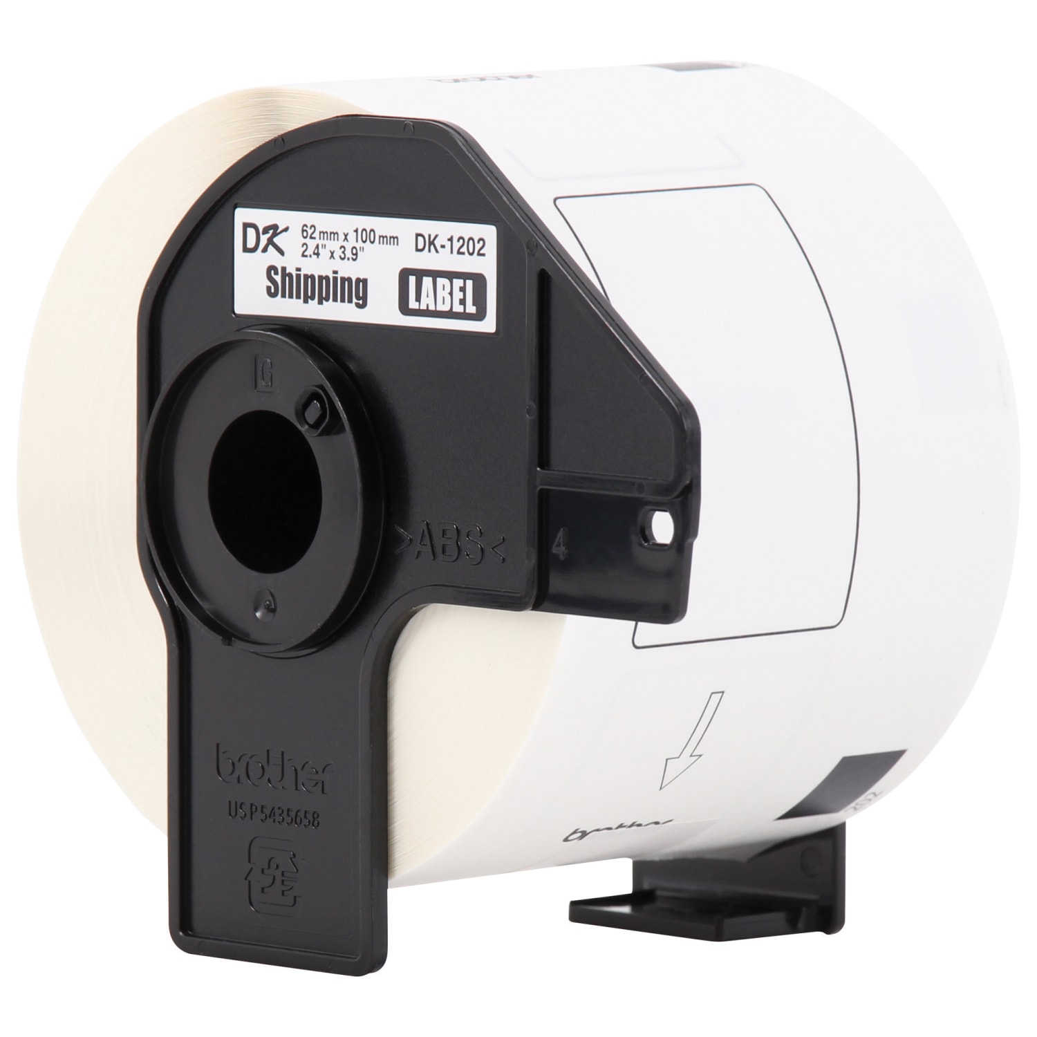 Brother Genuine DK-12023PK Die-Cut Shipping Paper Labels, 2-7/16in x 3-15/16in, White, 300 Labels Per Roll, Box Of 3 Rolls - Image 5