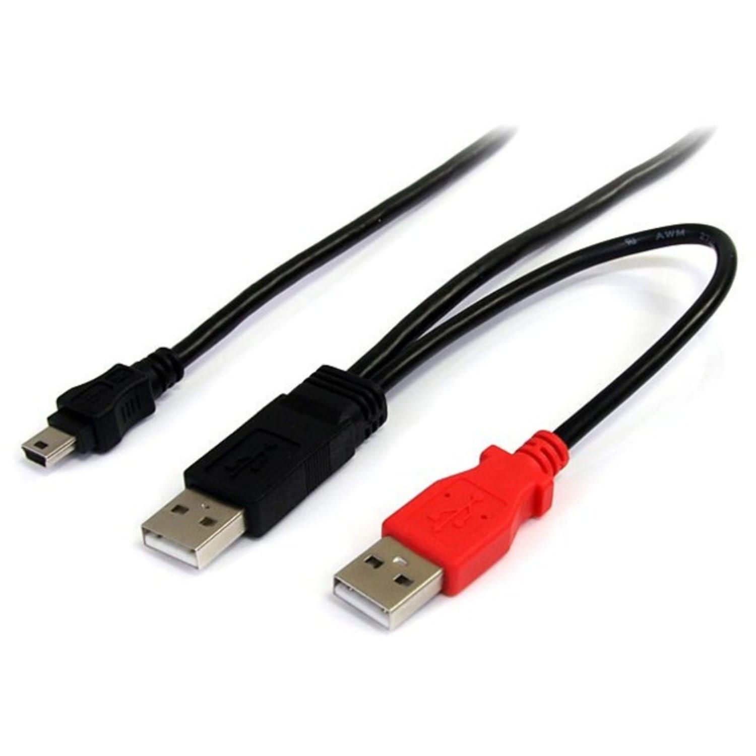 StarTech.com 1ft USB Y Cable for External Hard Drive - Image 5