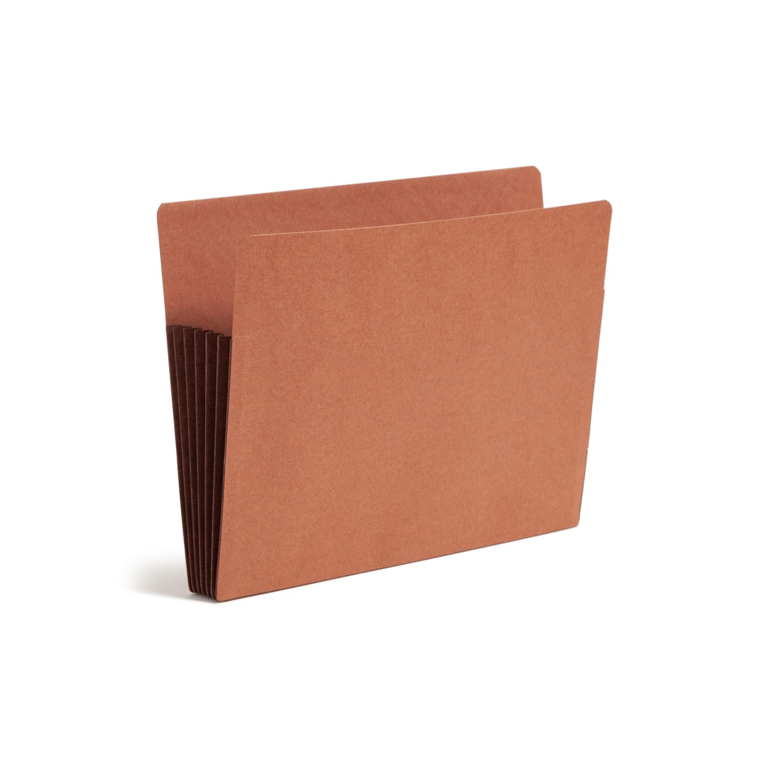 Smead Extra-Wide Redrope End-Tab File Pocket With Dark Brown Tear Resistant Gusset, Extra Wide Letter Size, 5 1/4in Expansion, 30% Recycled, Box Of 10 - Image 4