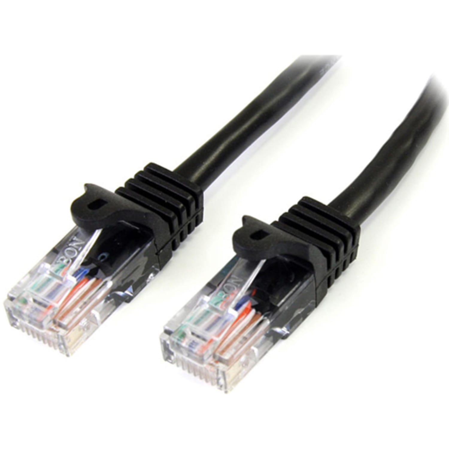 StarTech.com UTP Cat5e Snagless Patch Cable, 25ft, Black - Image 4