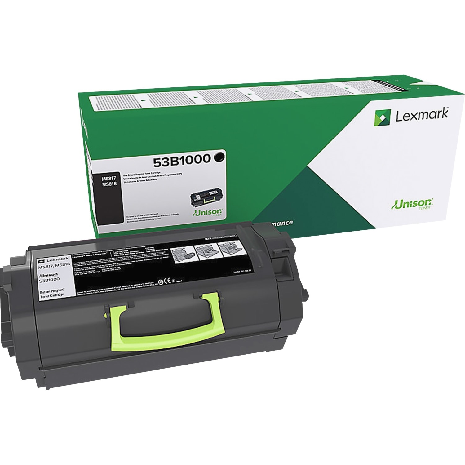 Lexmark 53B1000 Black Return Program Toner Cartridge - Image 3