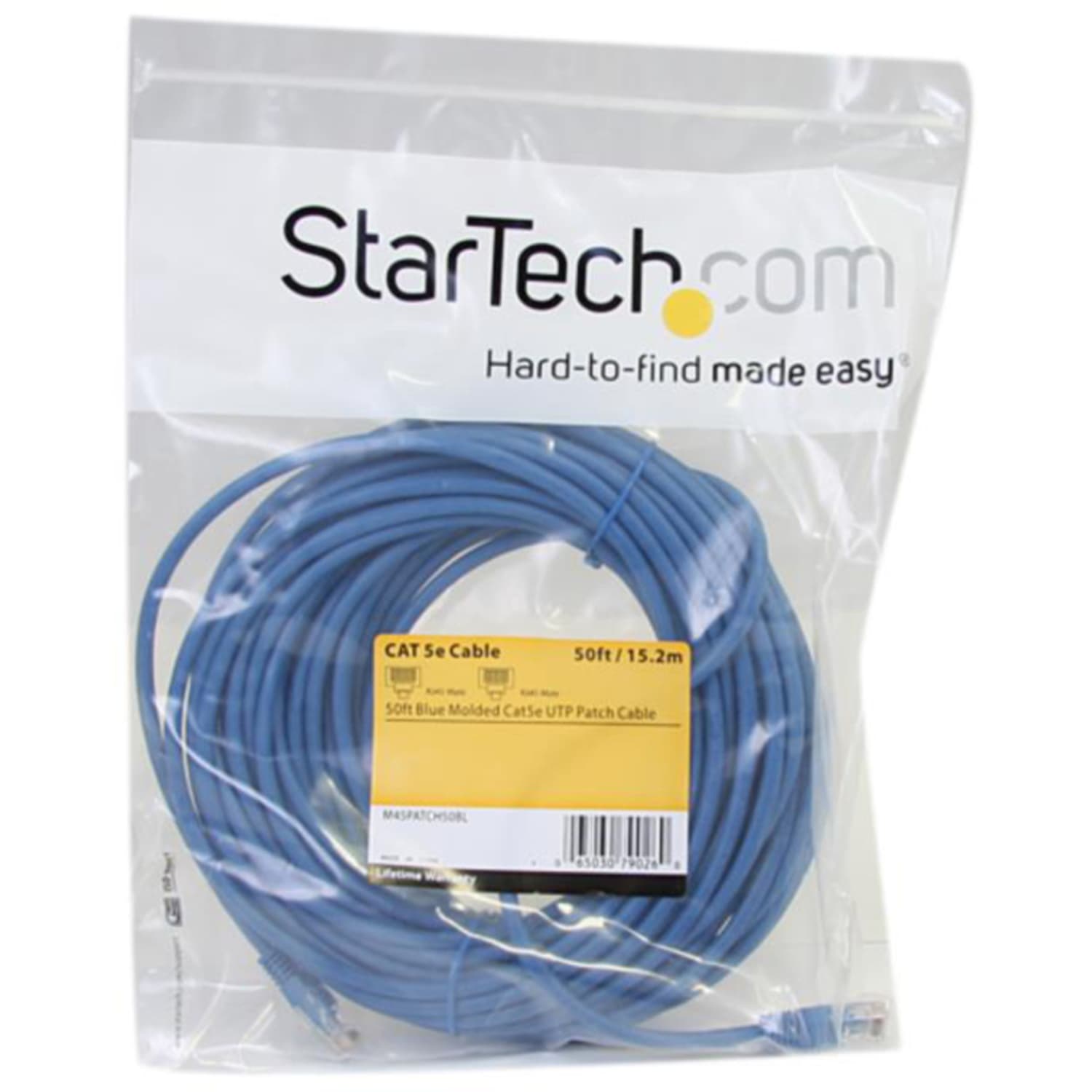 StarTech.com Cat5e Molded UTP Patch Cable, 2ft, Blue - Image 5
