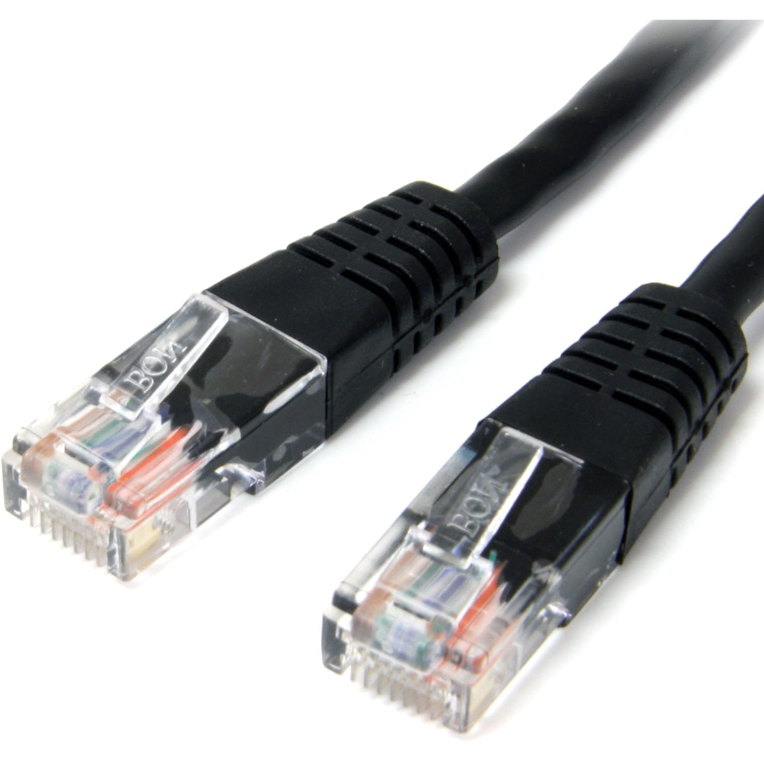 StarTech.com 3 ft Black Molded Cat5e UTP Patch Cable  - 3ft Cat5e Patch Cable - 3ft Cat 5e Patch Cable - M45PATCH3BK - Image 4