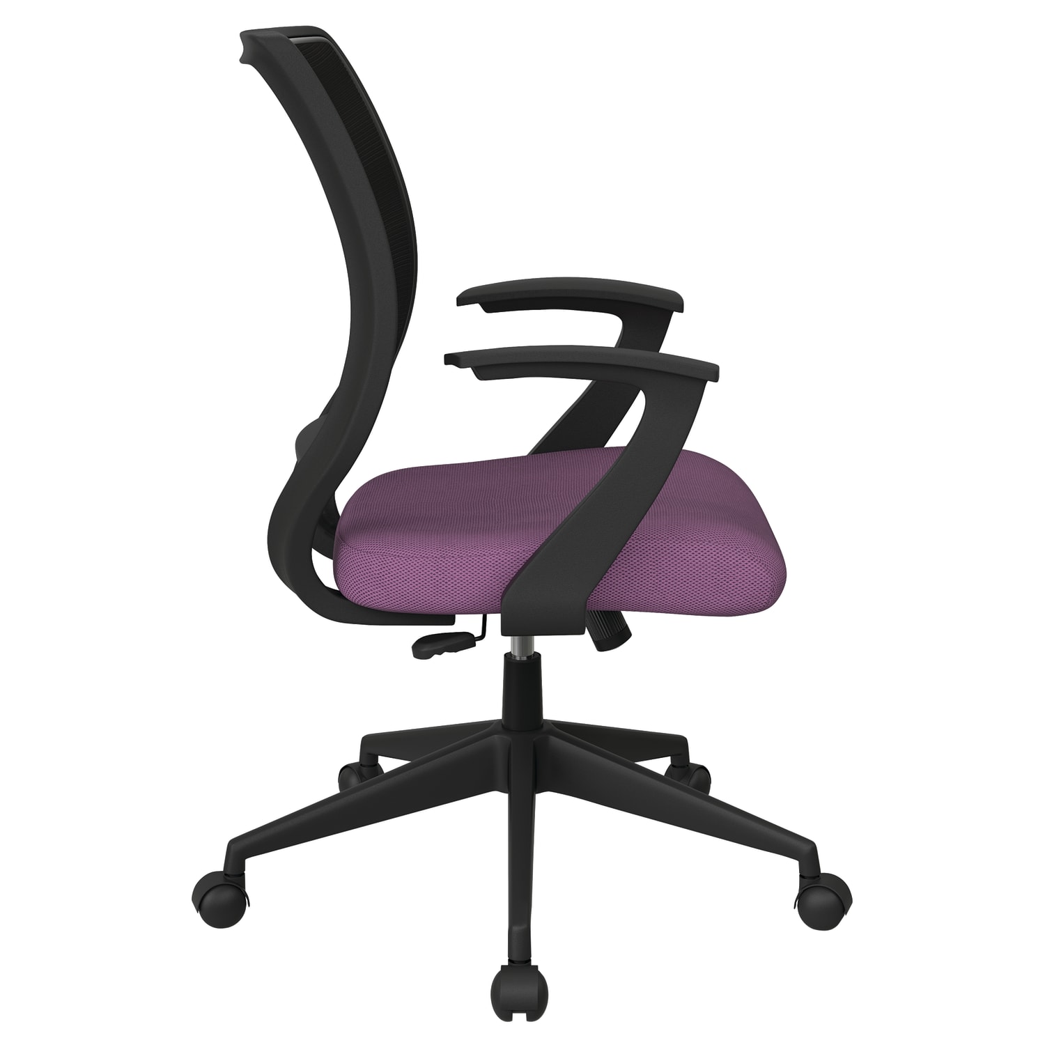 Office Star Work Smart Mesh Task Chair, Fabric Purple/Black - Image 3