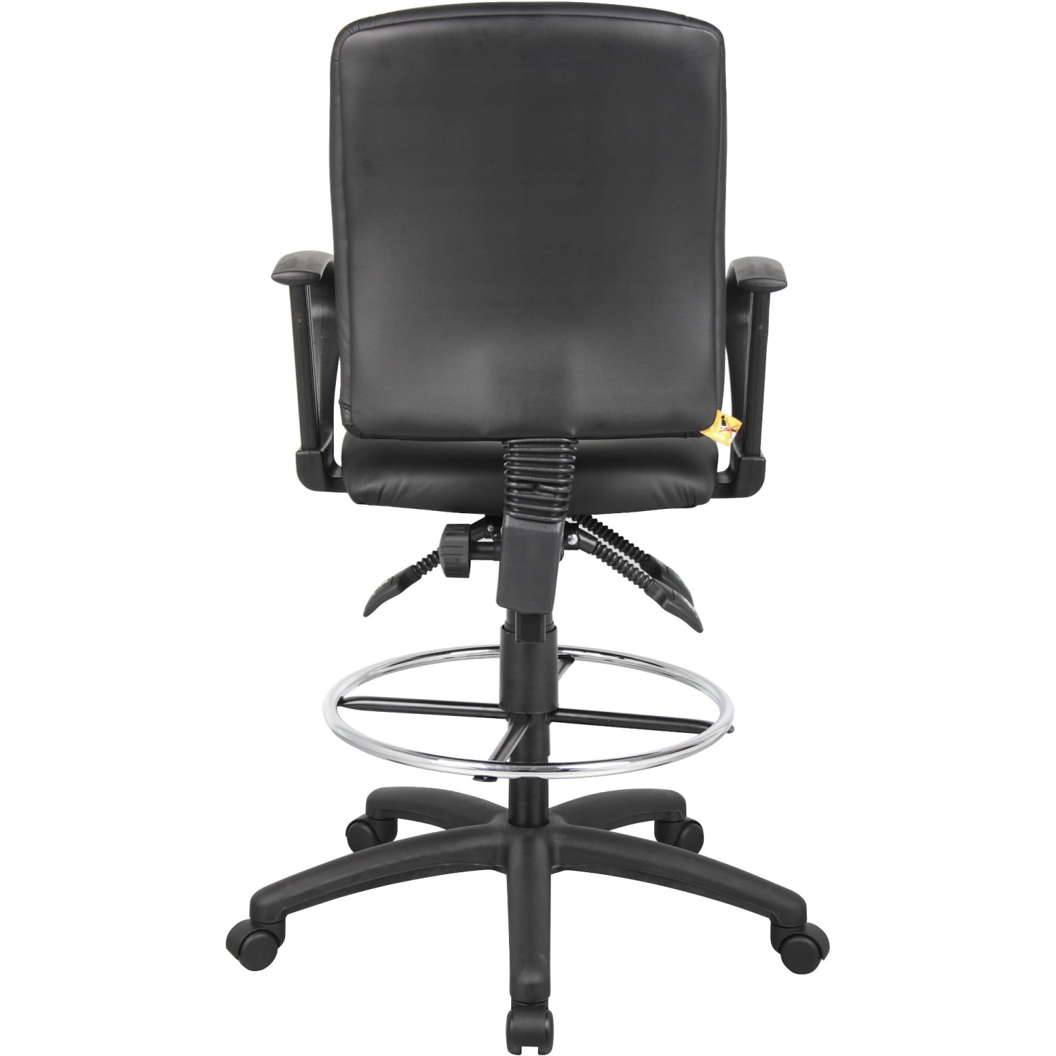 Boss Office Products Multi Function Budget Drafting Stool BlackChrome PopularChairscom