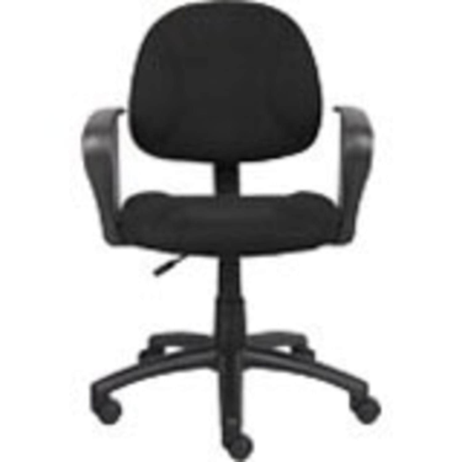 Boss Office Products Perfect Posture Ergonomic Fabric MidBack Deluxe Office Task Chair With Loop Arms Black PopularChairscom Boss Office Products Perfect Posture Ergonomic Fabric Mid Back Deluxe Office Task Chair With Loop Arms Black PopularChairscom
