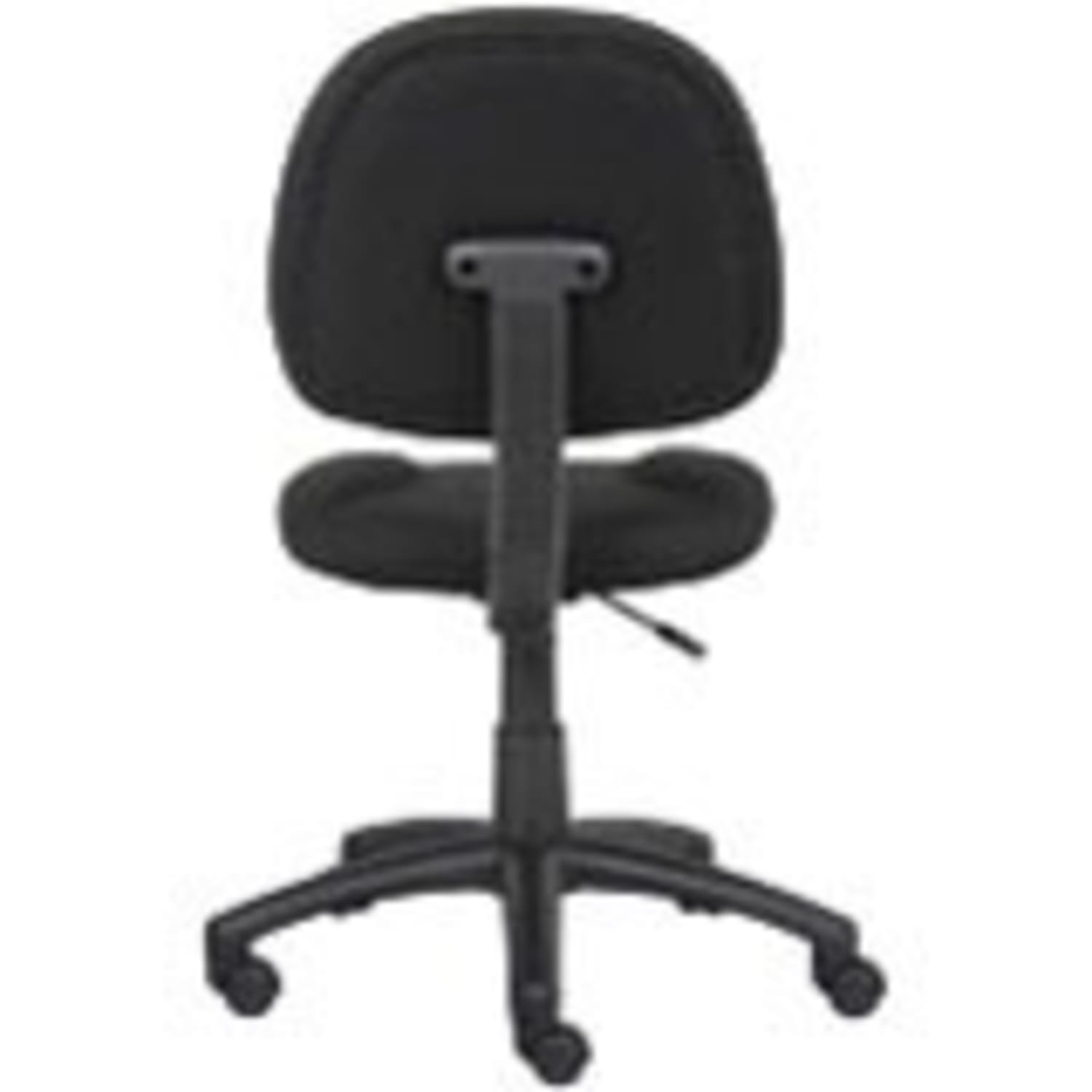 Boss Office Products Perfect Posture Deluxe Ergonomic Fabric Mid Back Office Task Chair Black PopularChairscom