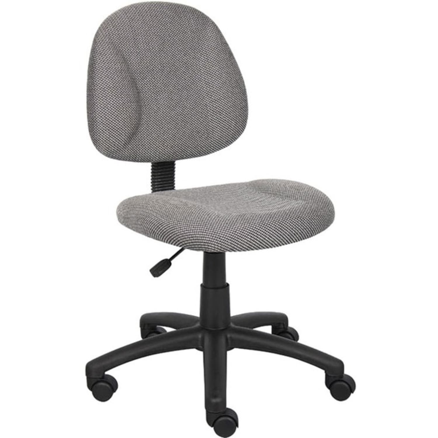 Boss Office Products Perfect Posture Deluxe Ergonomic Fabric MidBack Office Task Chair Gray PopularChairscom Boss Office Products Perfect Posture Deluxe Ergonomic Fabric Mid Back Office Task Chair Gray PopularChairscom