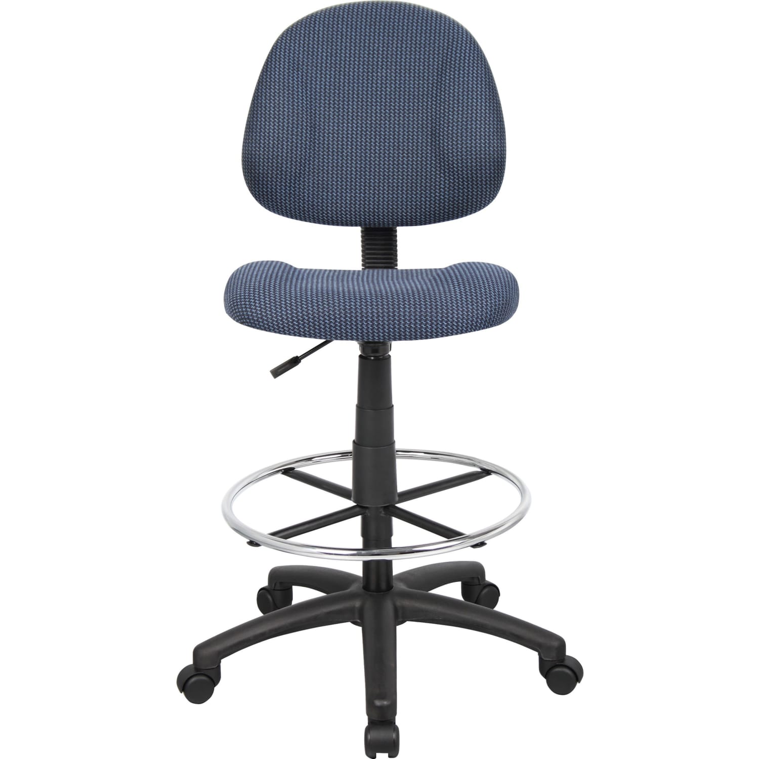 Boss Office Products Drafting Stool No Arms BlueChrome B1615BE PopularChairscom Boss Office Products Drafting Stool No Arms BlueChrome B1615 BE PopularChairscom