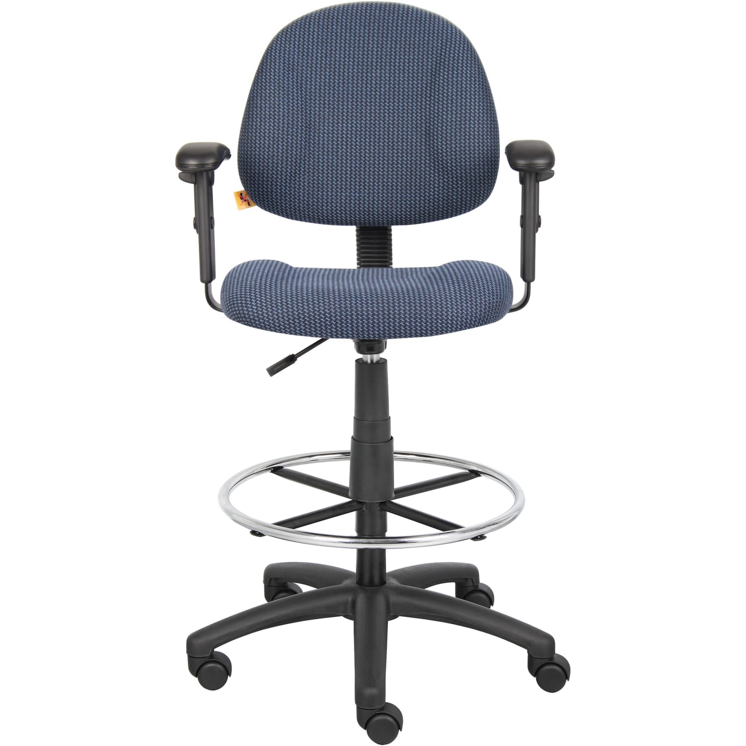 Boss Office Products Drafting Stool, Adjustable Arms - Image 5