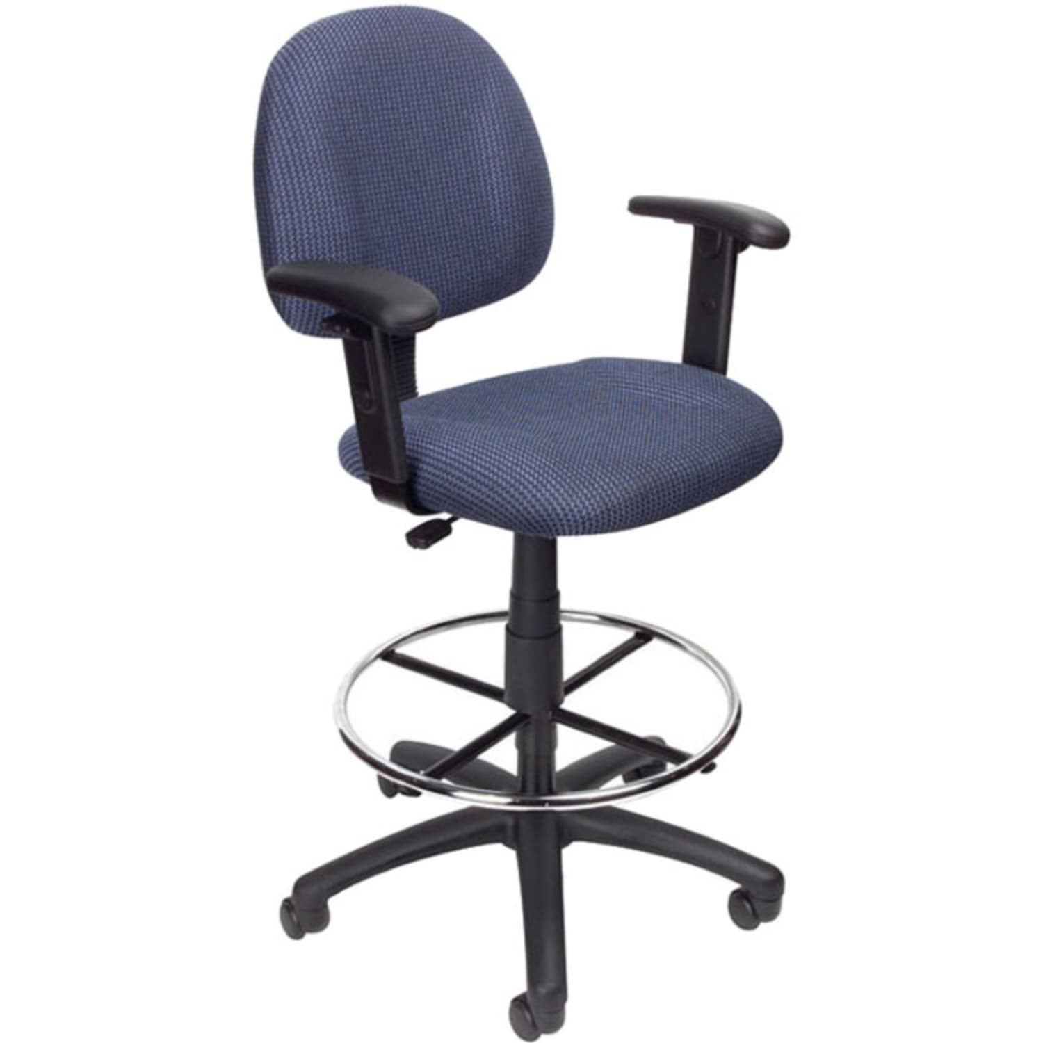 Boss Office Products Drafting Stool, Adjustable Arms - Image 9