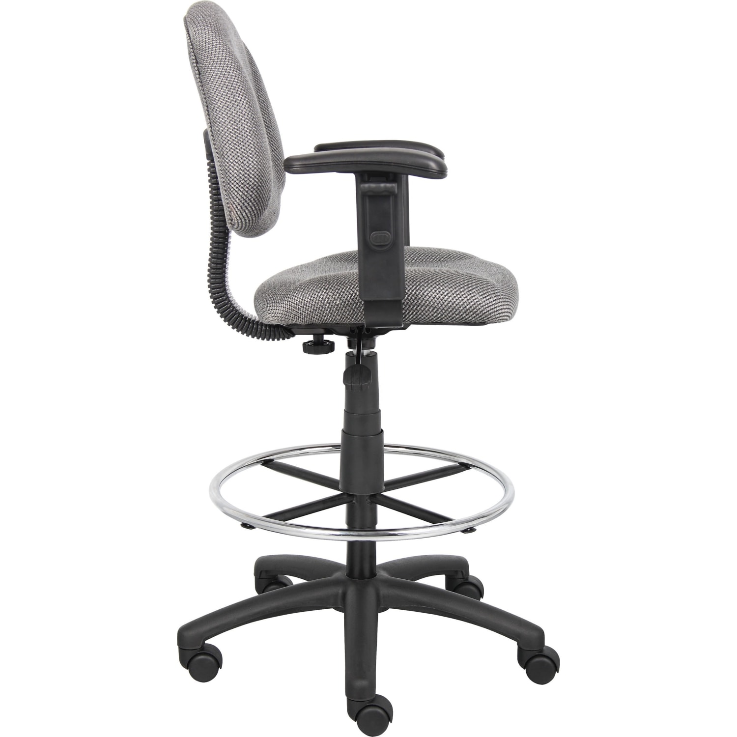 Boss Office Products Drafting Stool Gray PopularChairscom