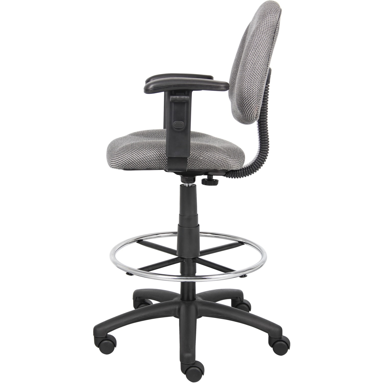 Boss Office Products Drafting Stool Gray PopularChairscom
