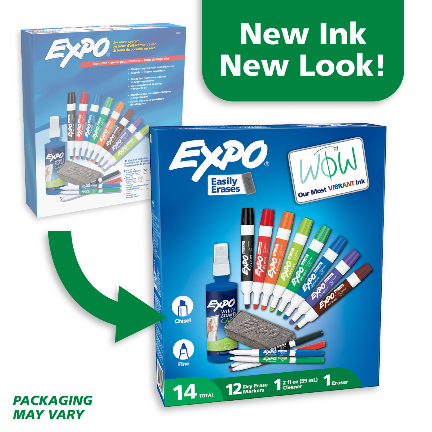 EXPO Low-Odor Dry-Erase Kit, Assorted Colors - Image 3