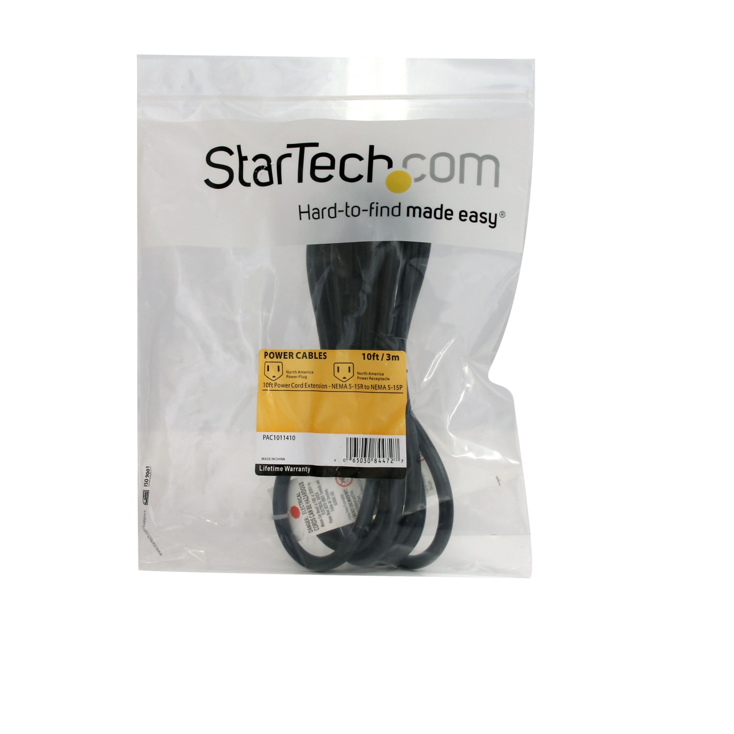 StarTech.com 10ft 14 AWG Power Cord Extension - Image 6