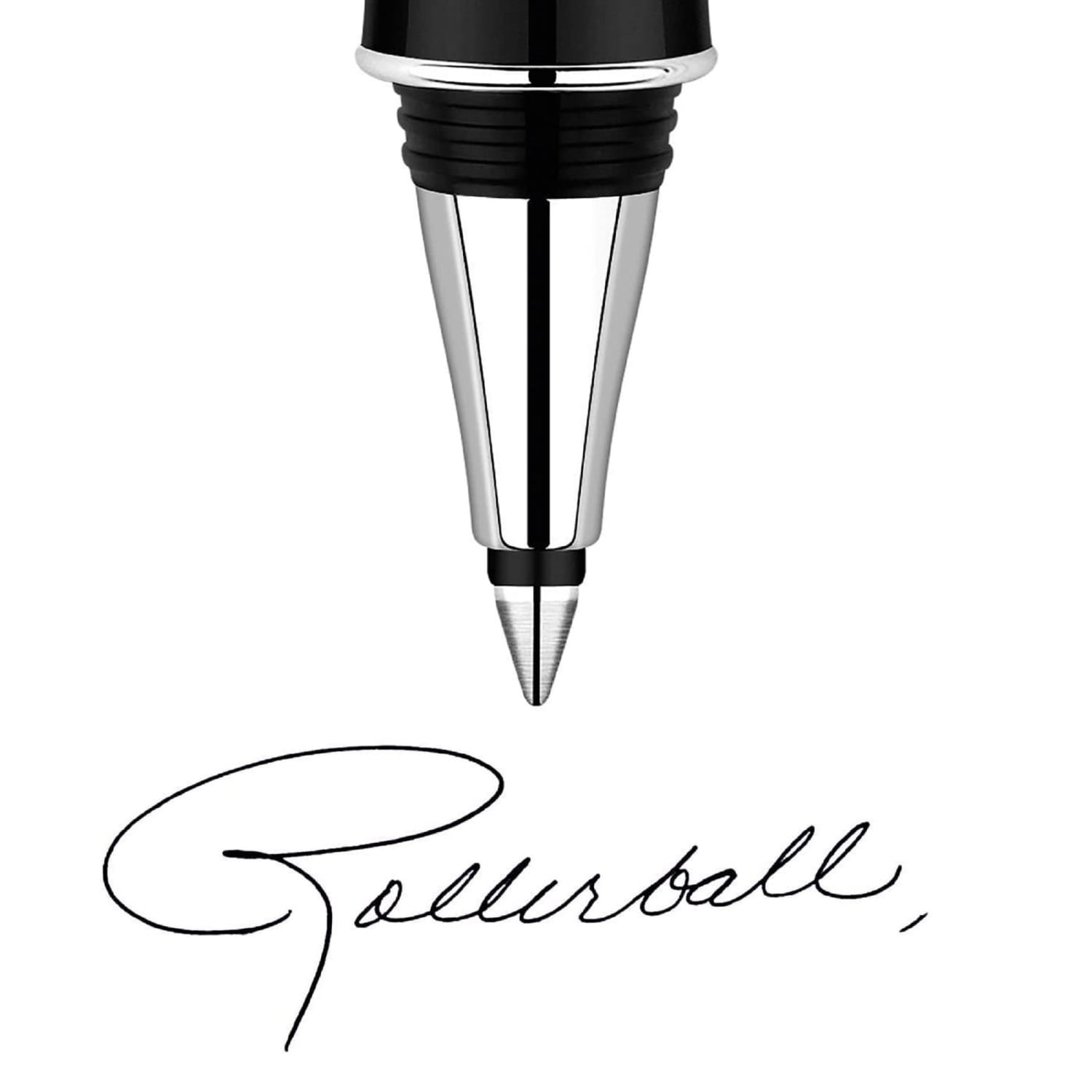 Parker Rollerball Pen Refill, Medium Point, 0.7 mm, Black - Image 4