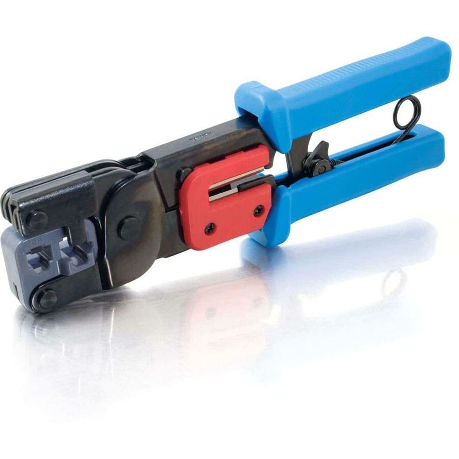 C2G RJ11/RJ45 Crimping Tool with Cable Stripper - Black - Steel - 2 lb - TAA Compliant - Image 3