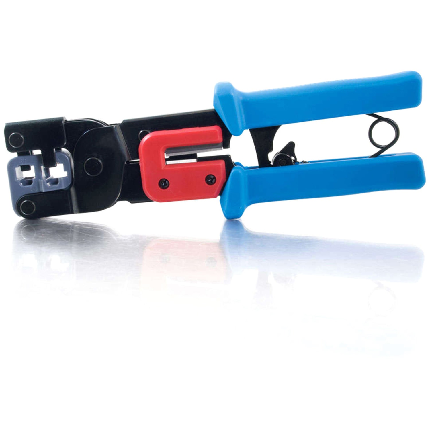 C2G RJ11/RJ45 Crimping Tool with Cable Stripper - Black - Steel - 2 lb - TAA Compliant - Image 4