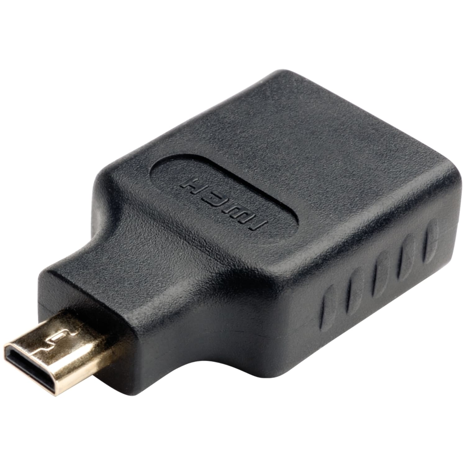 Eaton Tripp Lite Series HDMI to HDMI Adpater Converter HDMI to Micro HDMI 1080p F/M - HDMI adapter - 19 pin micro HDMI Type D male to HDMI female - black - Image 4