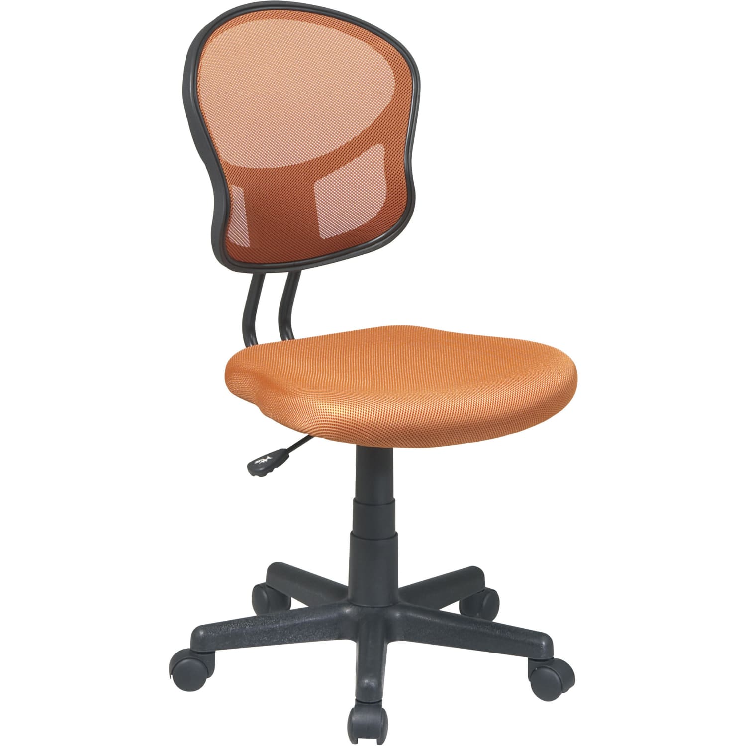 OSP Designs Screen Back Task Chair Orange PopularChairscom