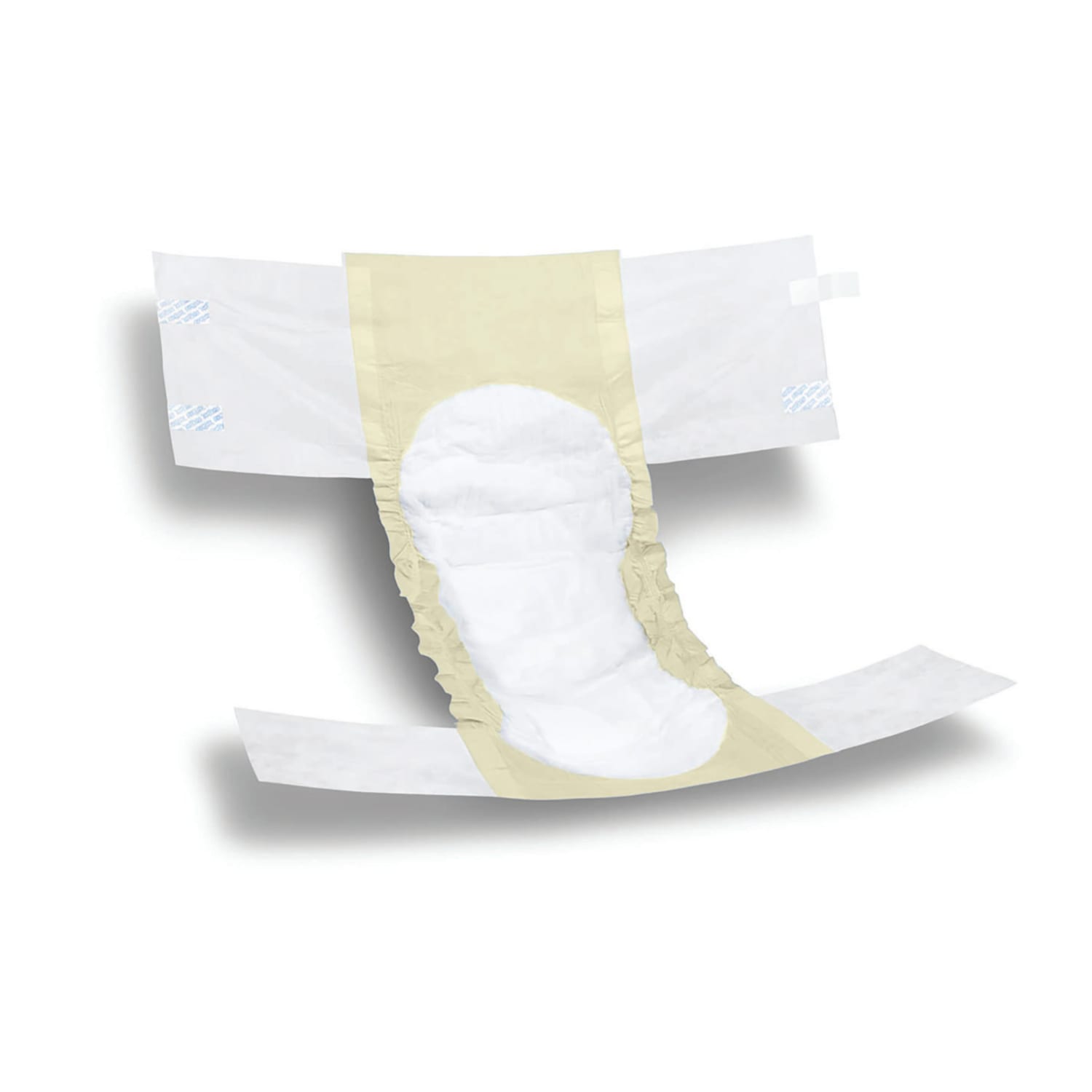 FitRight Basic Disposable Briefs, X-Large, White/Yellow, Bag Of 25 Briefs