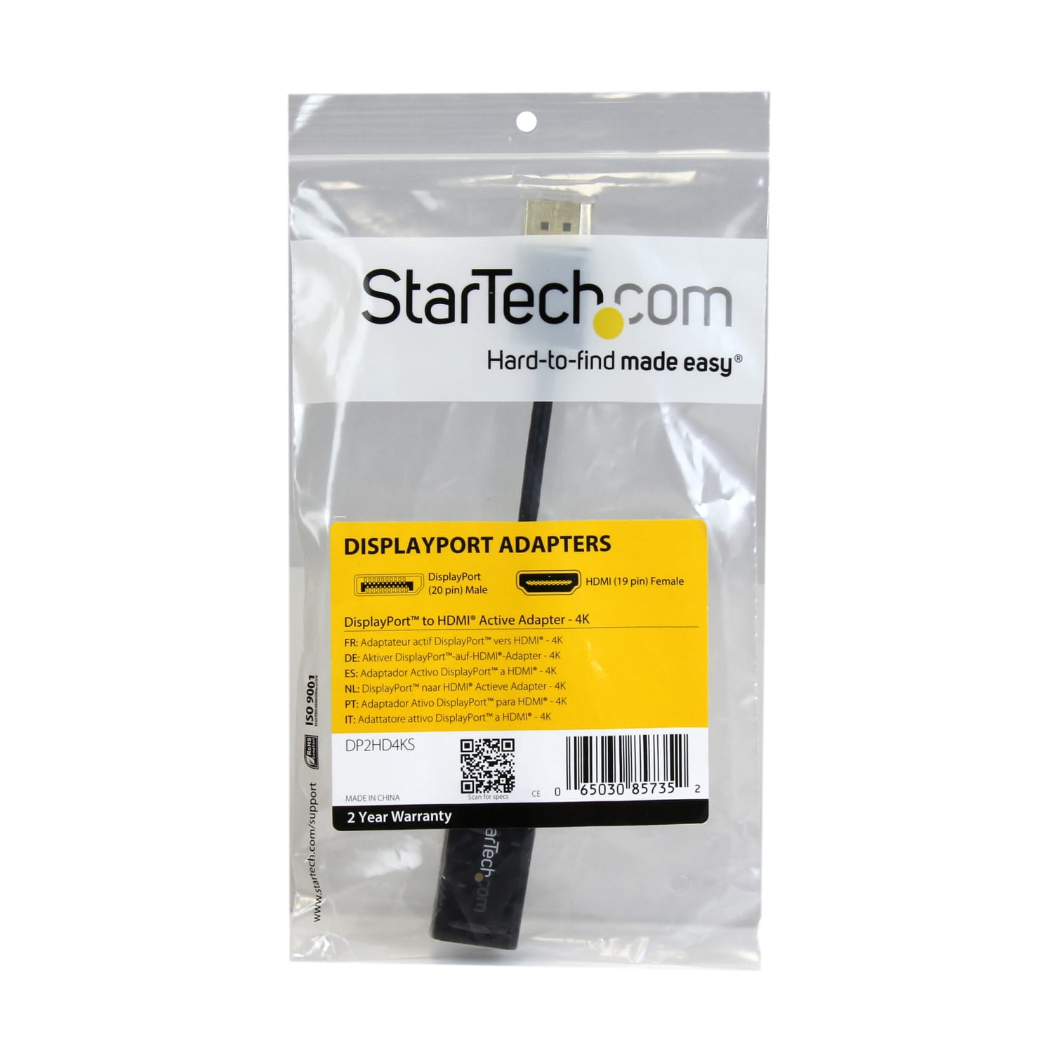 StarTech.com DisplayPort To HDMI 4K Audio/Video Converter - Image 5