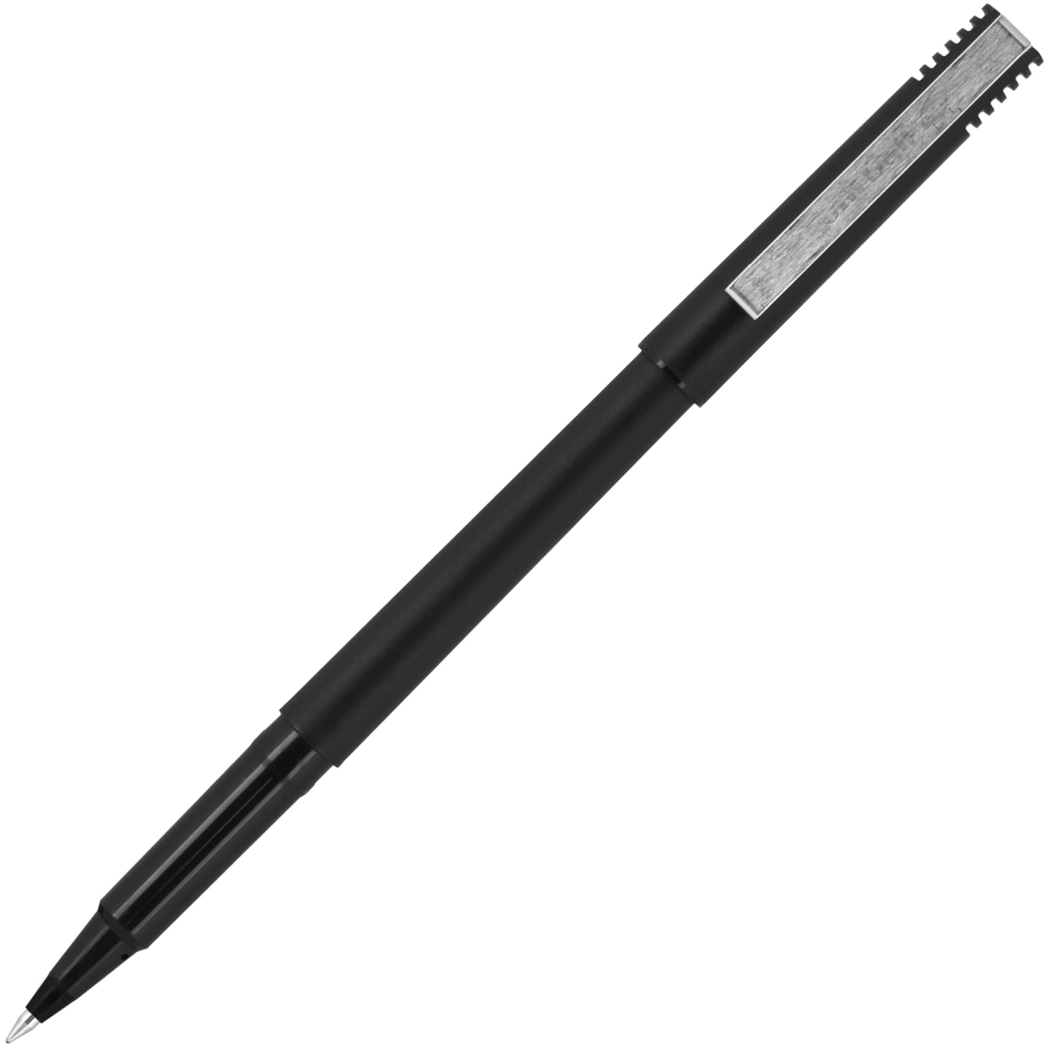 uni-ball Roller Pens, Micro Point, 0.5mm, Black Barrel, Black Ink, Pack Of 72 - Image 3