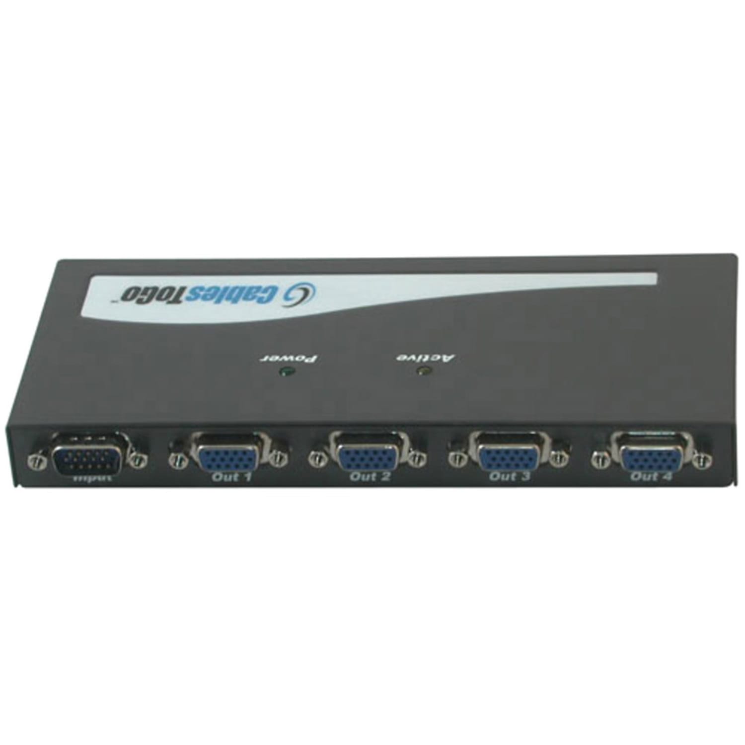 C2G 4-Port UXGA Monitor Splitter/Extender (Male Input) - 1 x Computer, 4 x Monitor - 1920 x 1440 @ 80Hz - SVGA, XGA - Image 3
