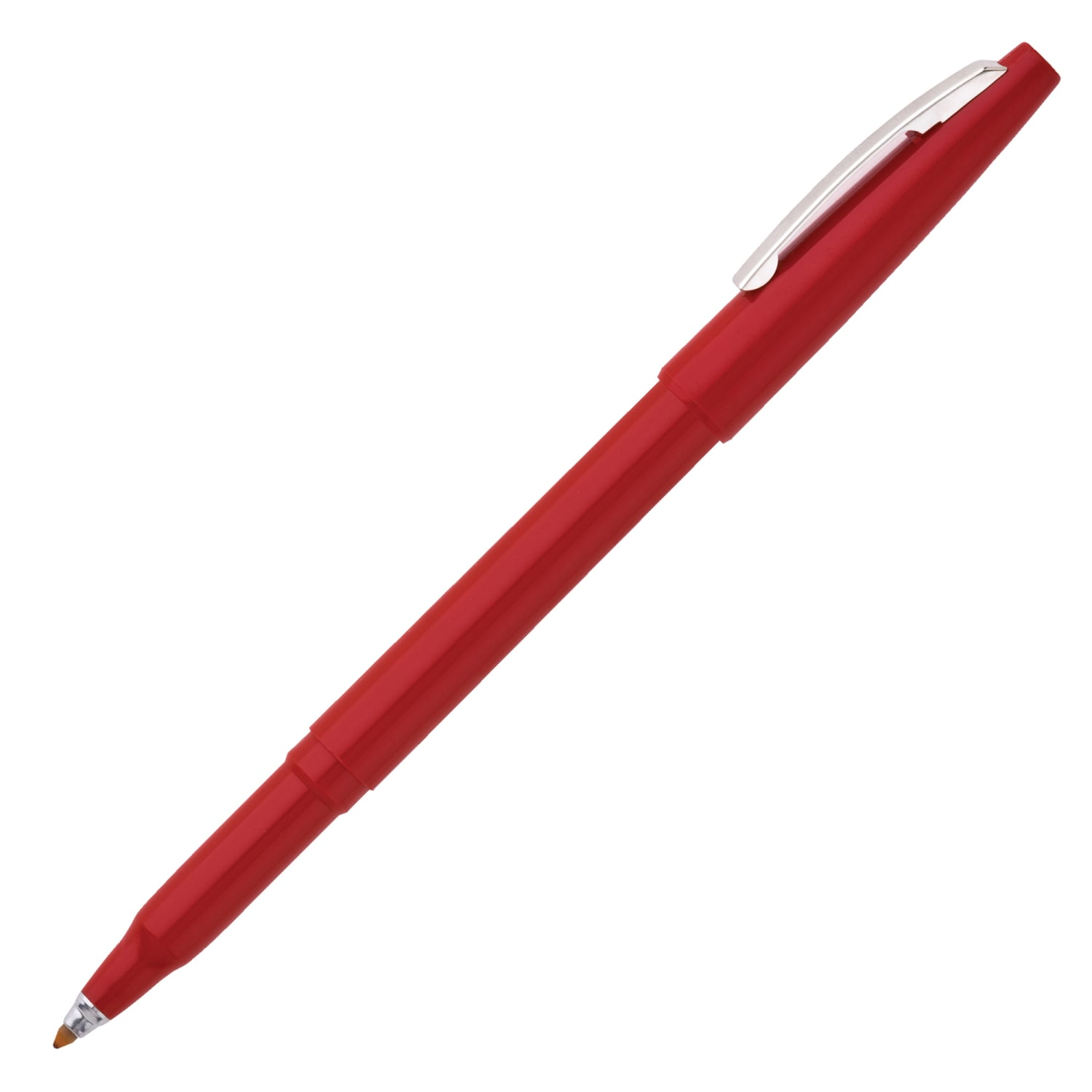 Pentel Rolling Writer Pens, Medium Point, 0.8 mm, Red Barrel, Red Ink, Pack Of 12 Pens - Image 3