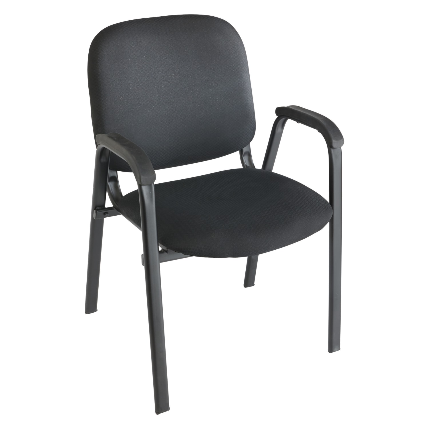 Realspace Stacking Guest Office Chair, Black - Image 3
