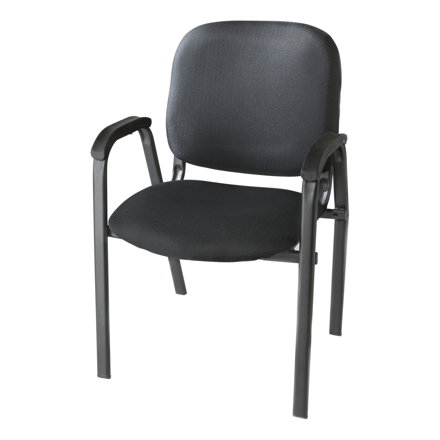 Realspace Stacking Guest Office Chair, Black - Image 4
