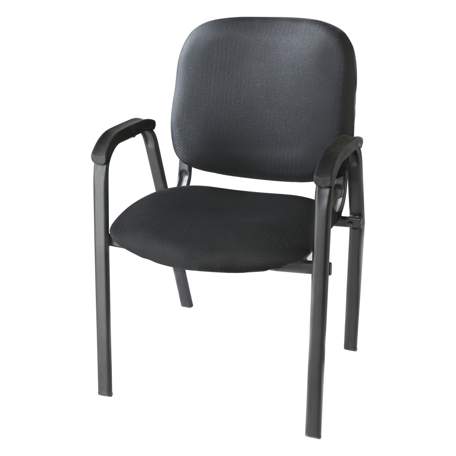 Realspace Stacking Guest Office Chair, Black - Image 5