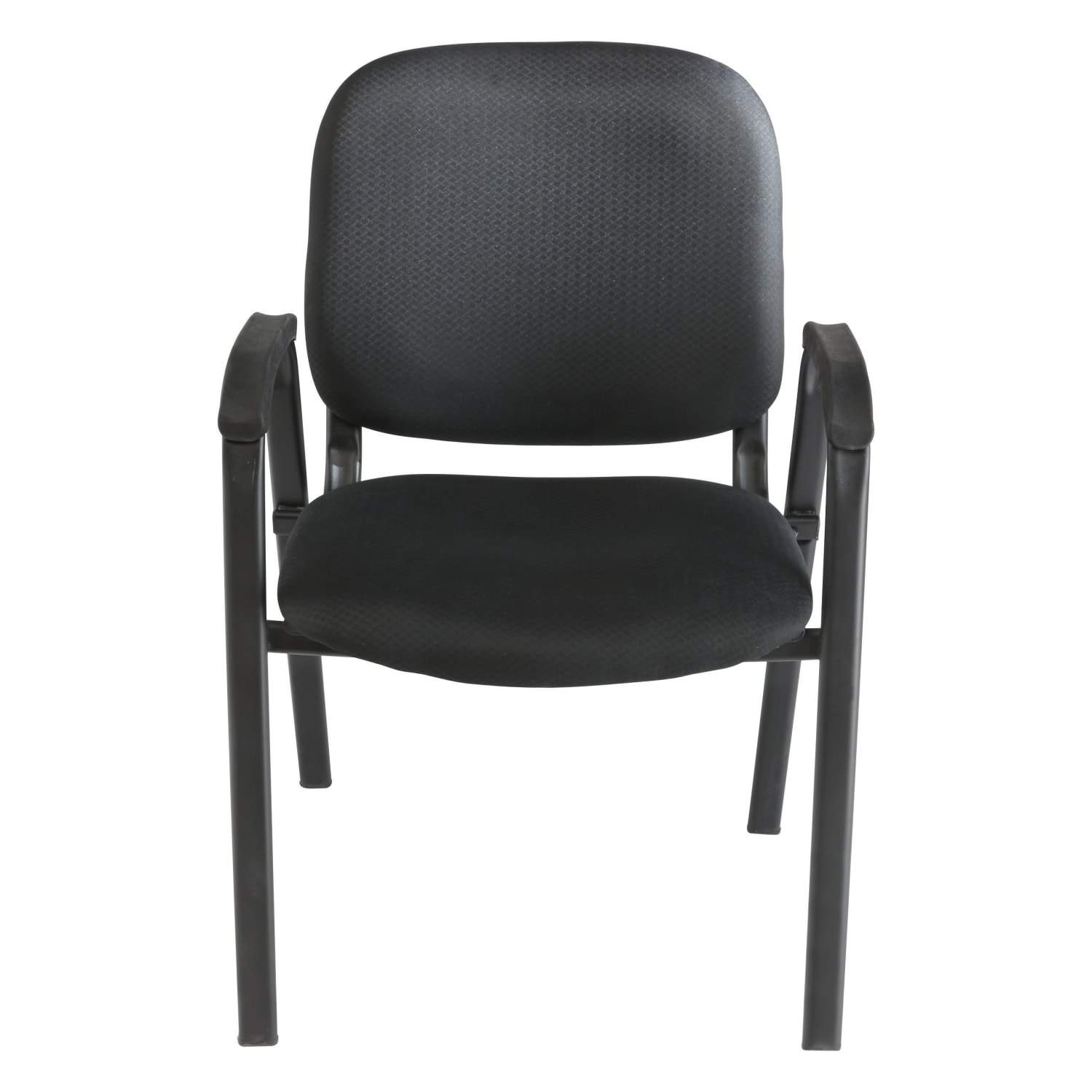 Realspace Stacking Guest Office Chair, Black - Image 7